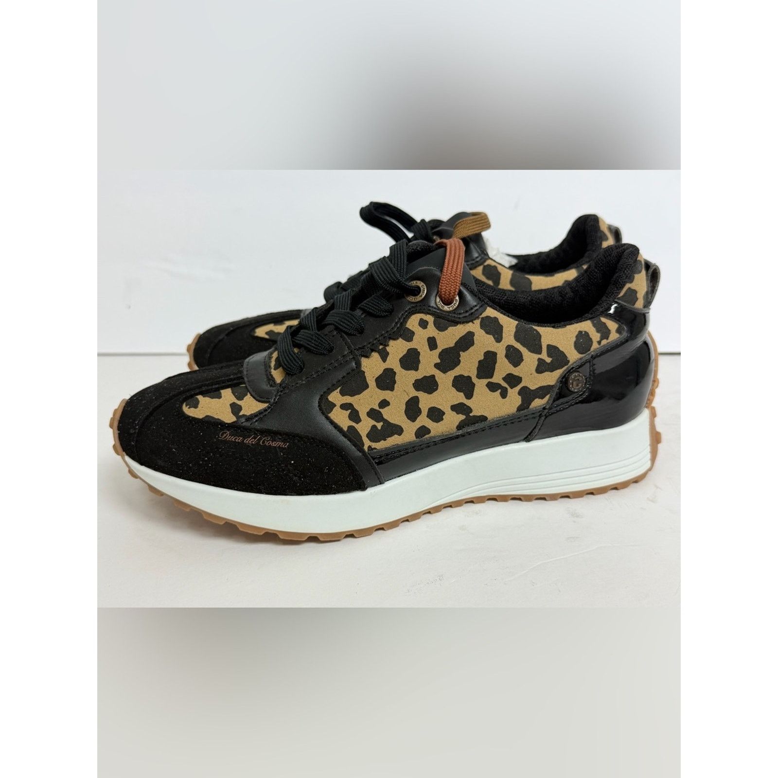 Other Duca del Cosma Women's Aviva Golf Shoes 7.5 Black Cheetah Size US 7.5 / IT 37.5 - 1 Thumbnail