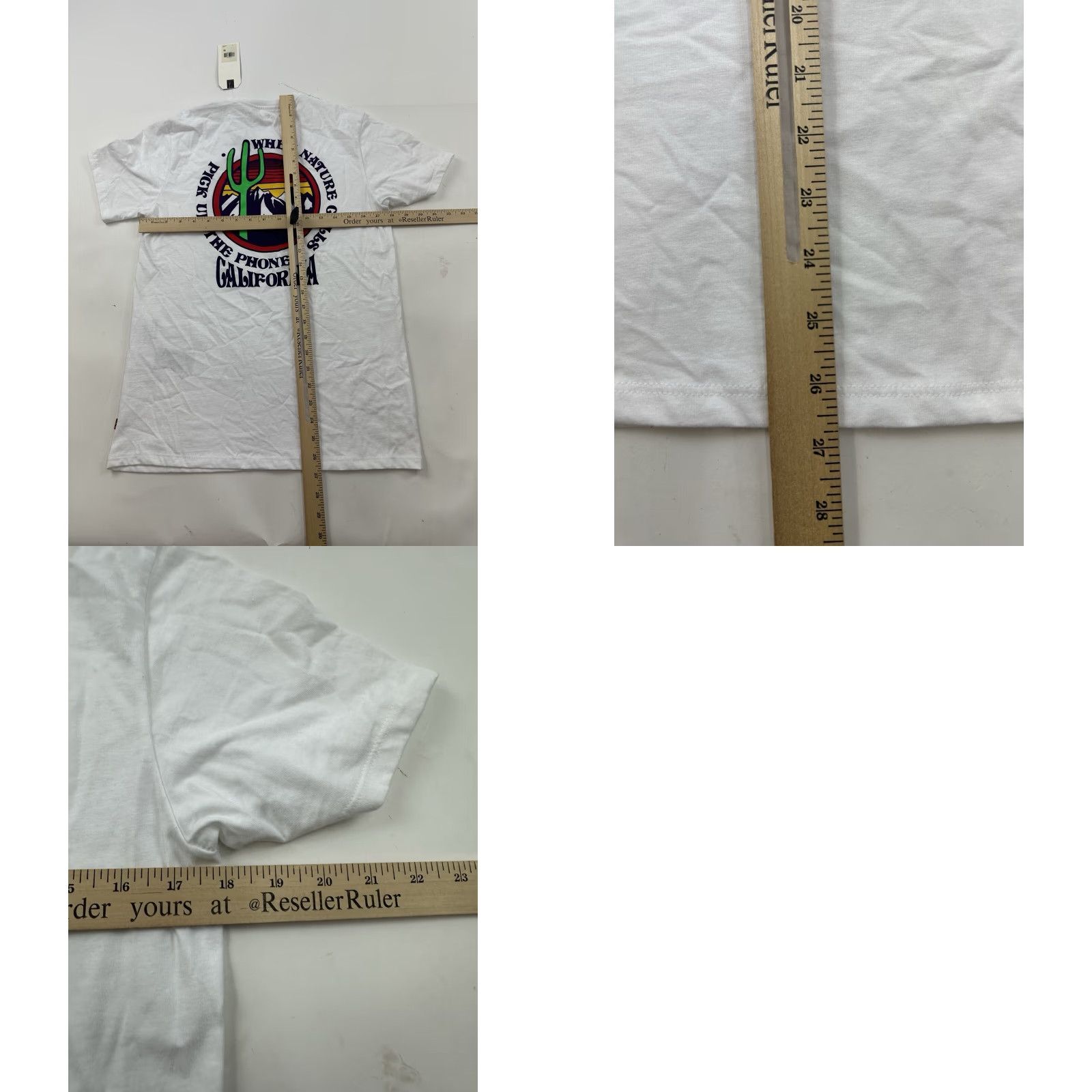 Levi's VINTAGE Levi’s Shirt Men S White California T-Shirt Crew Neck Short Sleeve Logo All Seasons Spring Summer 90s (California) Mens Size US S / EU 44-46 / 1 - 8 Thumbnail
