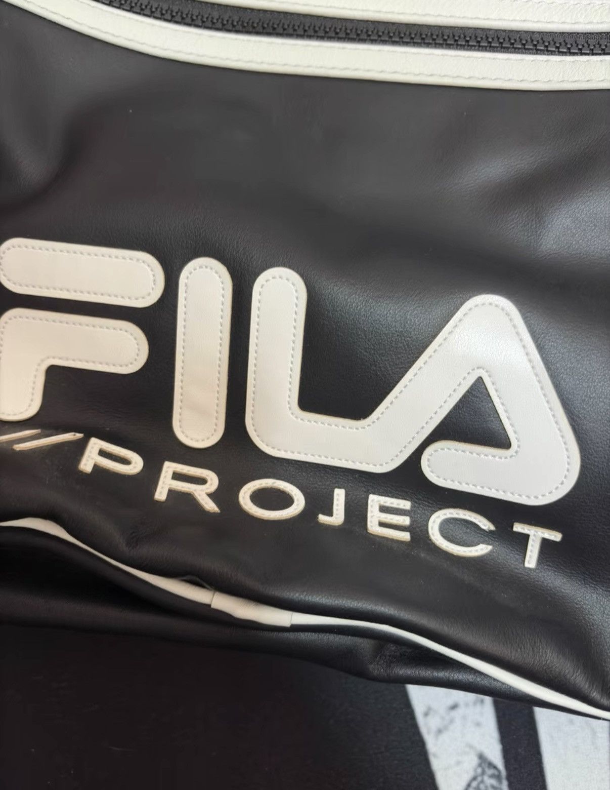 Y/Project Y/Project X Fila Collaborative Leather Crossbody Bag Size ONE SIZE - 3 Thumbnail