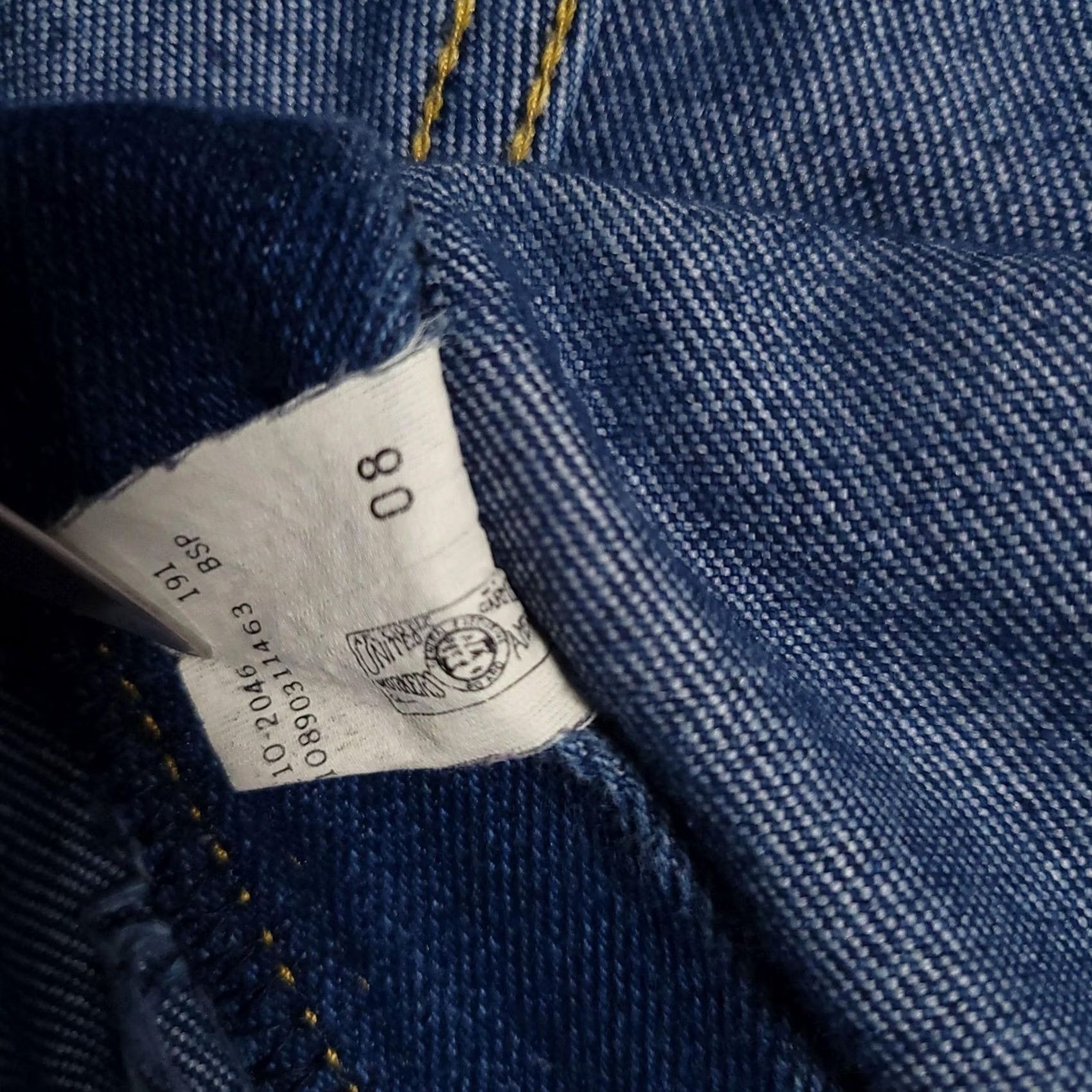 Lee VINTAGE Lee Jeans Mens 48x30 Denim Relaxed Fit Straight Leg USA 80s 90s Y2k 44x29 Blue Pants Mens Jeans Lee 48030 5-pocket Zip Fly Cotton Polyester Size US 32 / EU 48 - 7 Thumbnail