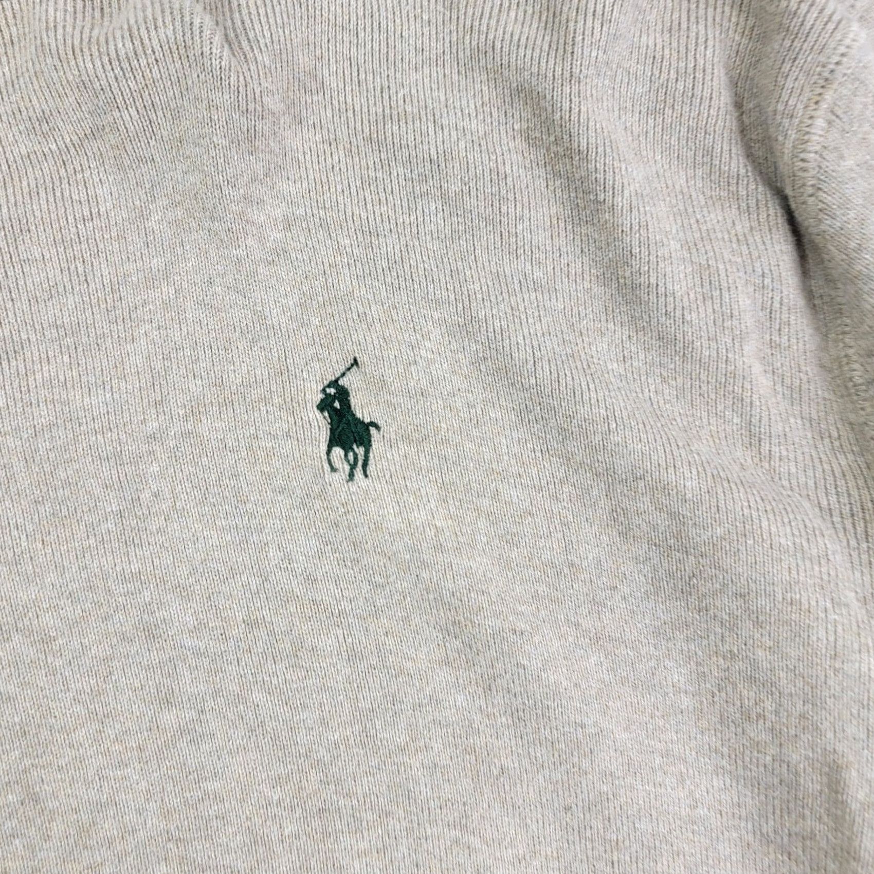 Ralph Lauren Polo Ralph Lauren Men Size XL Cotton Sweater Beige Crew Neck Pullover Size US XL / EU 56 / 4 - 2 Thumbnail