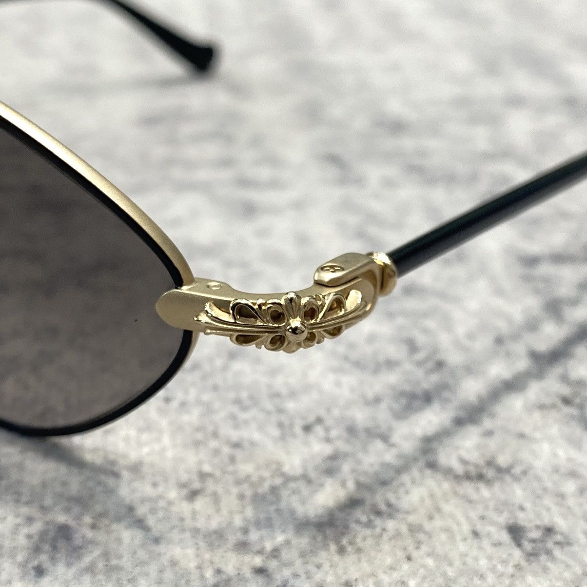 Chrome Hearts CHROME HEARTS DIAMOND DOG Matte Black/Matte Gold PlatedBlack Size ONE SIZE - 2 Thumbnail