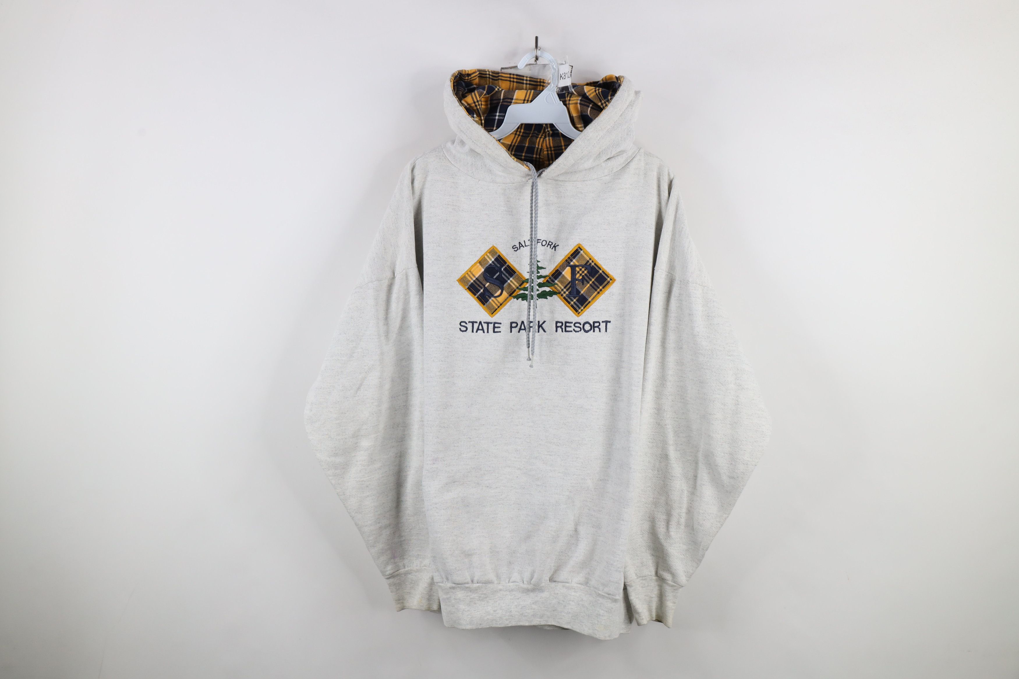 Vintage Vintage 90s Streetwear Park Resort Hoodie Sweatshirt USA Size US XXL / EU 58 / 5 - 1 Thumbnail