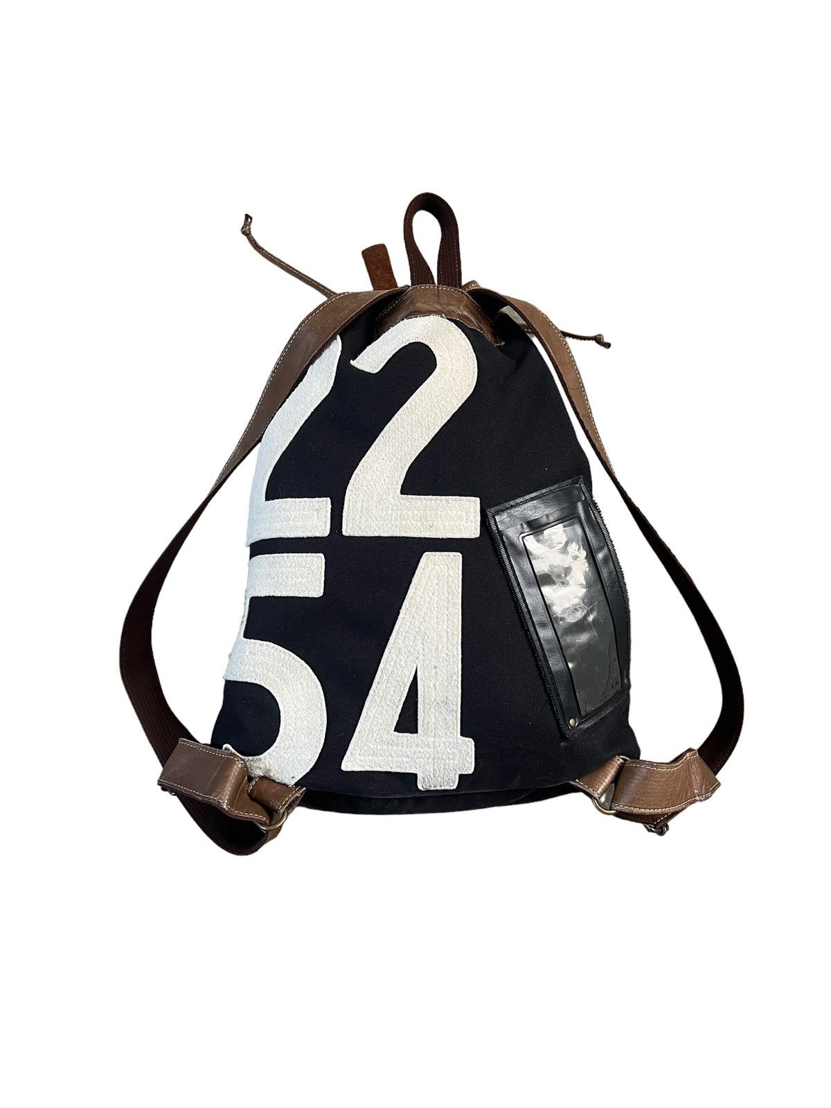Japanese Brand Tideway 🇯🇵 x Steed Numericals Canvas Backpack Size ONE SIZE - 10 Thumbnail