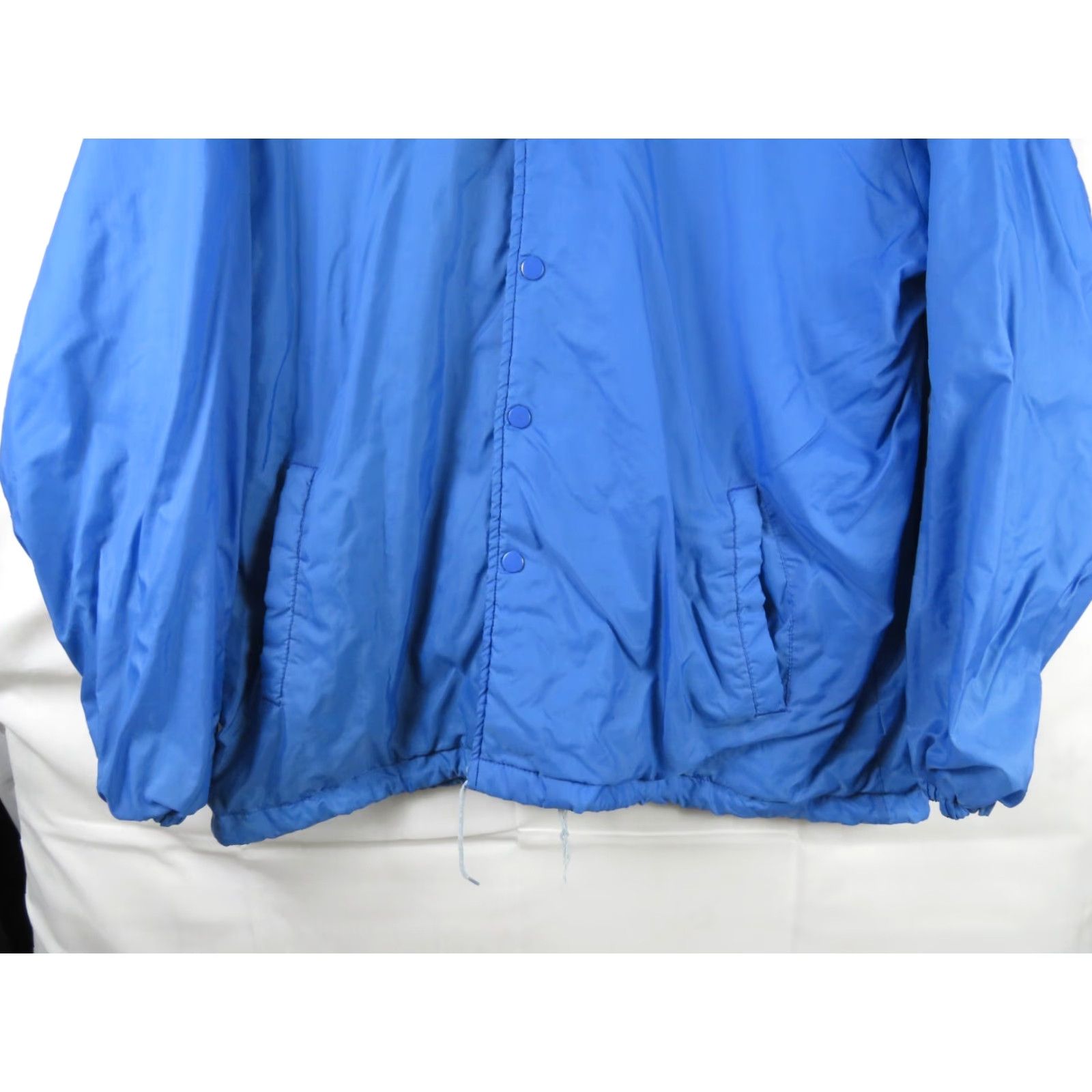 Vintage Wentworth Bomber Jacket Men Blue L Nyl on Lined Snap VTG Satin Logo Casual/Travel Size US L / EU 52-54 / 3 - 2 Thumbnail