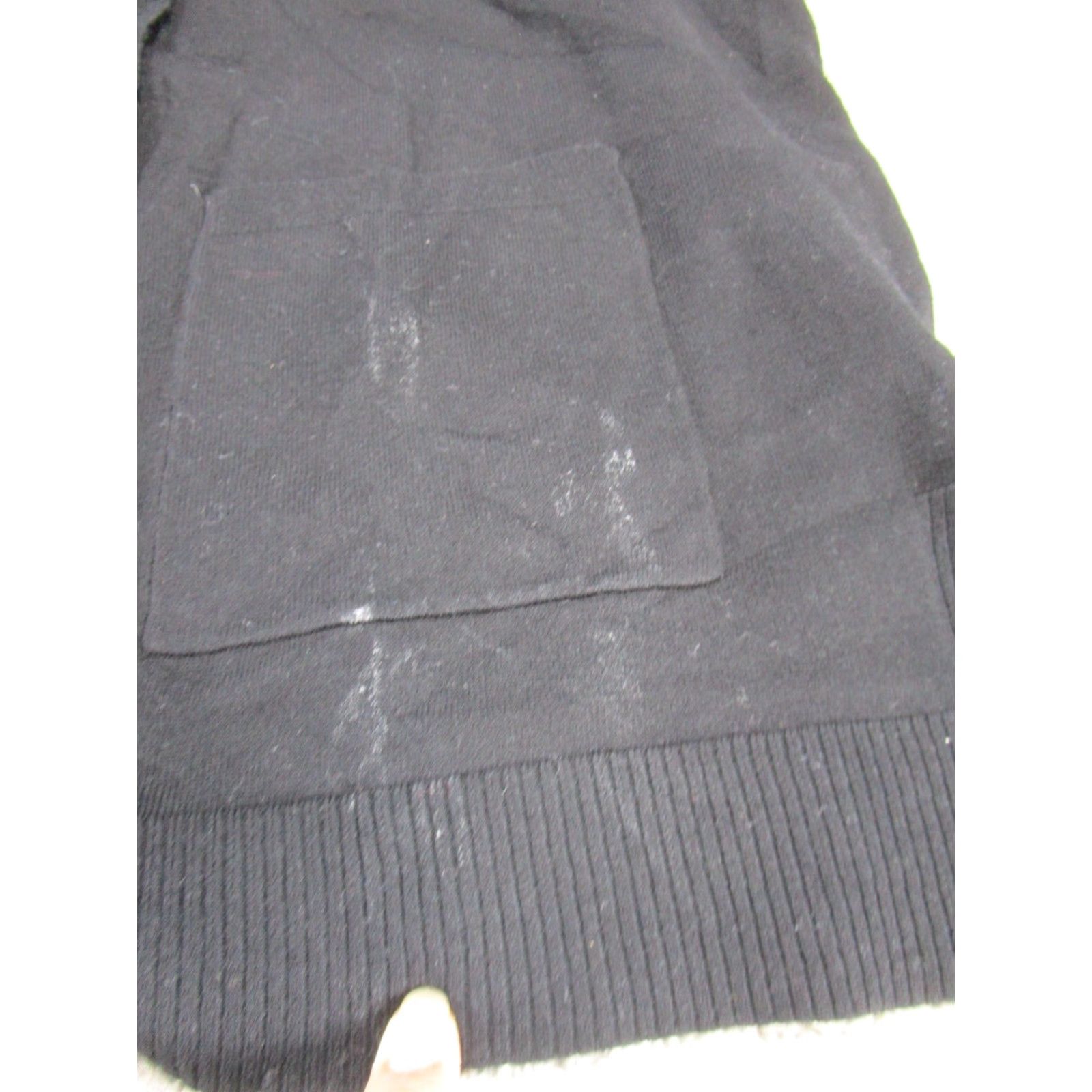 Vintage Chico'S Mindy Vest 1 Rib Detail Womens Sweater Black NEW Size XS / US 0-2 / IT 36-38 - 3 Thumbnail