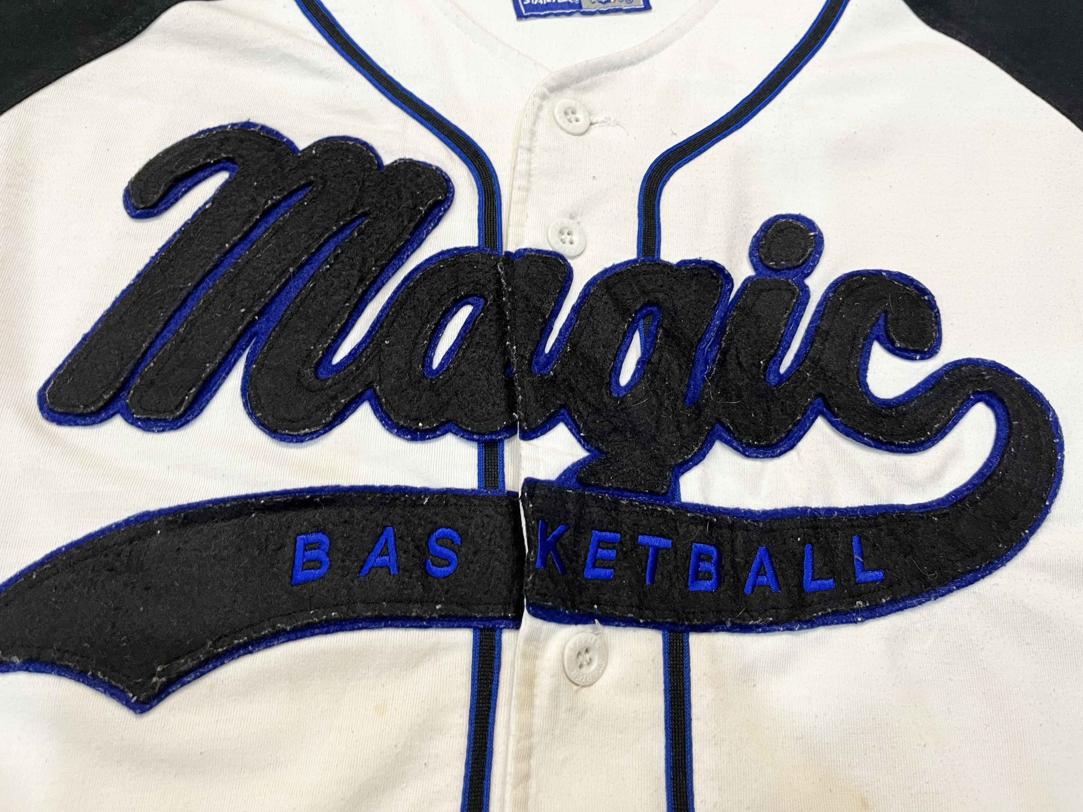 Vintage outlets Starter Orlando Magic NBA Basketball White Jersey XL