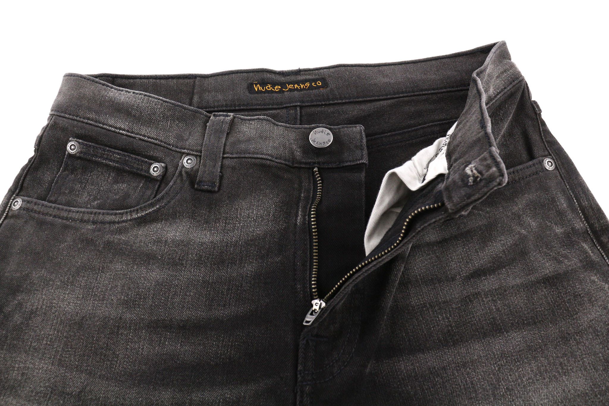 Nudie Jeans PIPE LED W30/L30 Grey Marble Organic Jeans 81639 Size US 30 / EU 46 - 4 Thumbnail