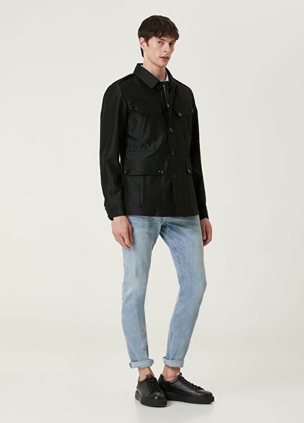 Tom Ford o1w1db10225 OJM011 Coat in Black Size US L / EU 52-54 / 3 - 2 Thumbnail