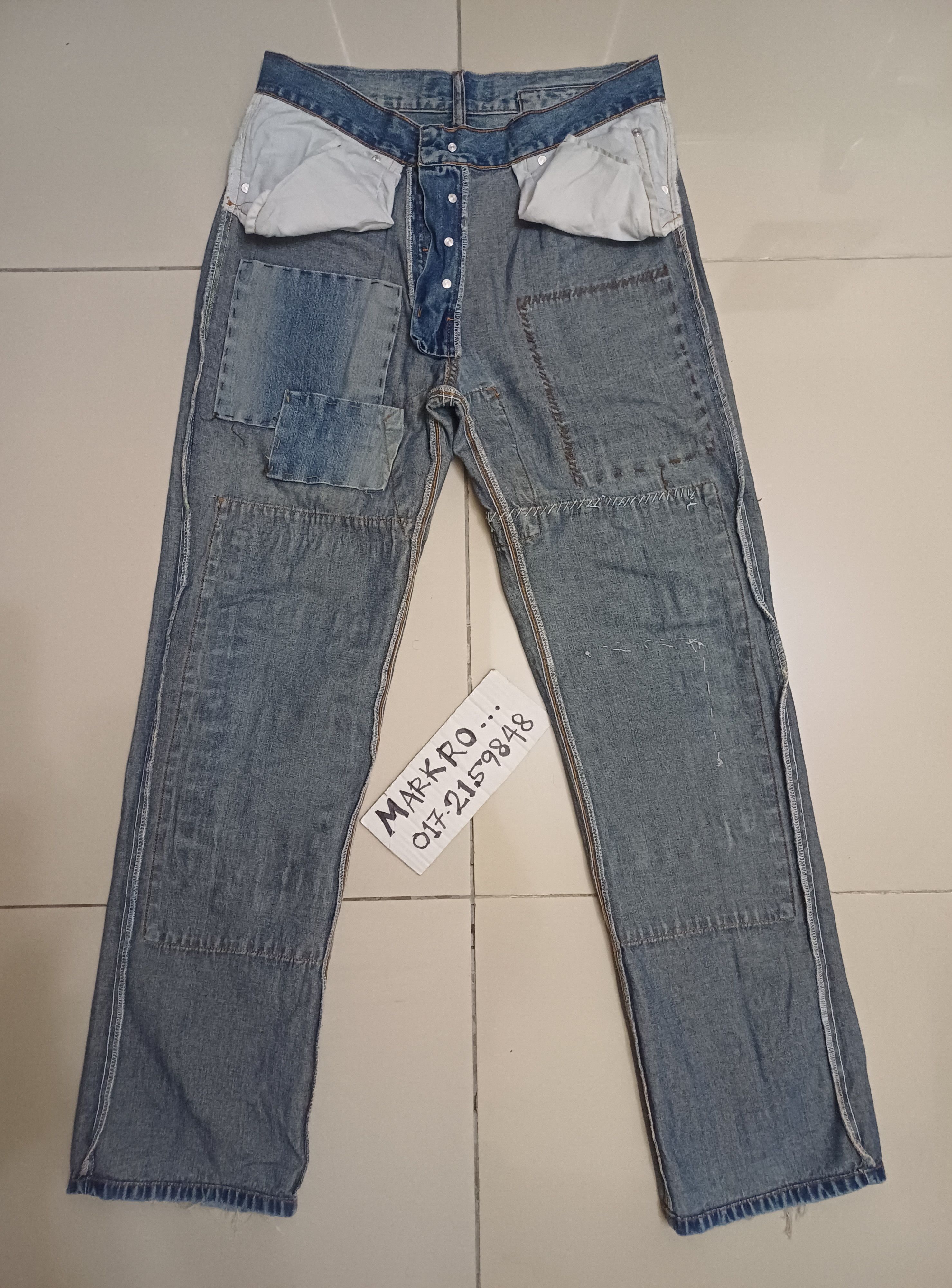 Other Sashiko Distressed design jeans... 🔥🔥🔥 Size US 30 / EU 46 - 22 Thumbnail
