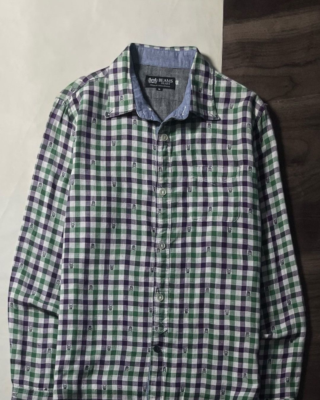 Beams Japan FLANNEL SHIRT BEAMS HEART SIZE M Size US M / EU 48-50 / 2 - 2 Thumbnail