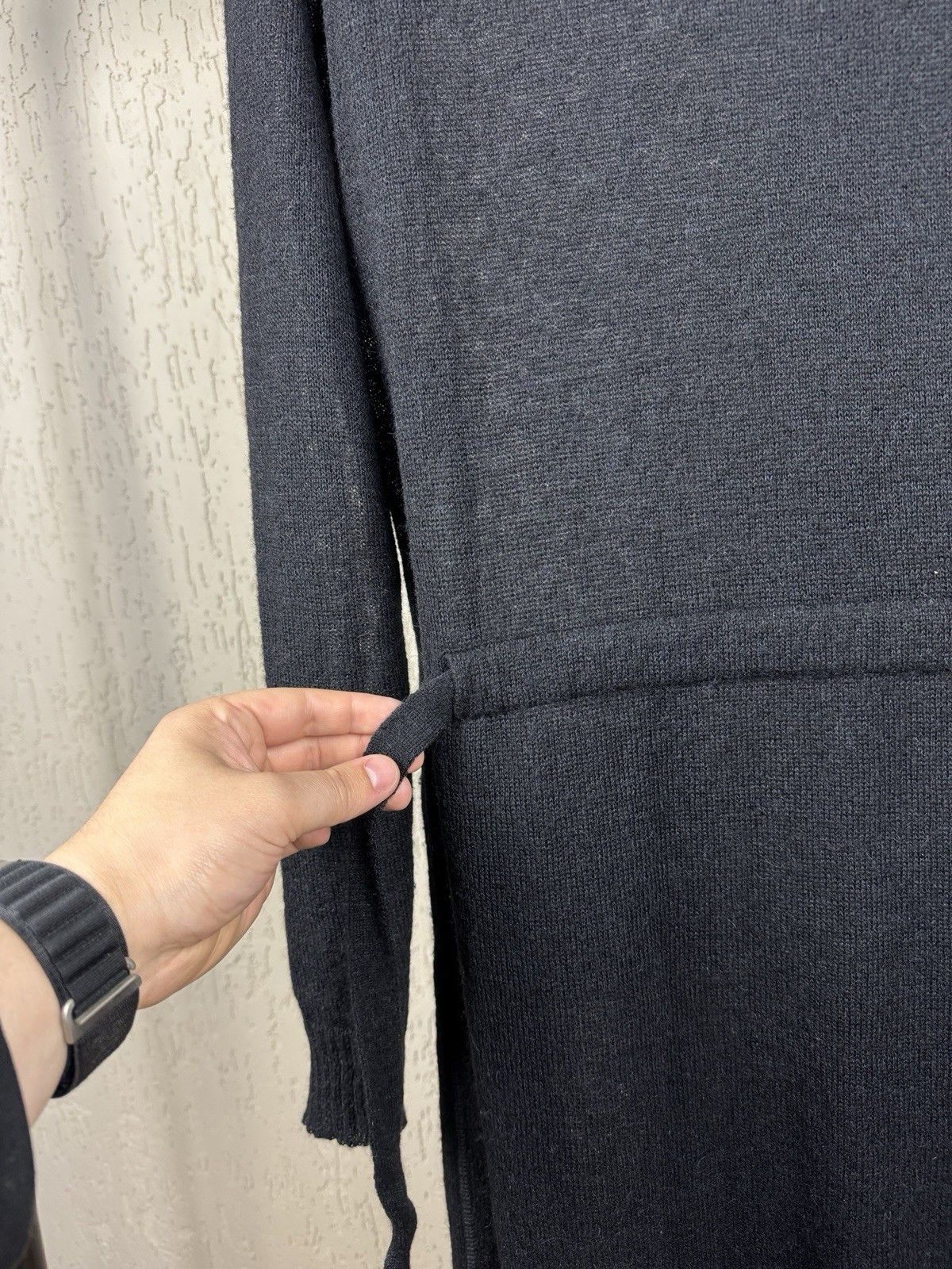 Annette Gortz Annette Gortz Cardigan Womens Alpaca Wool Minimalist Long Size L / US 10 / IT 46 - 6 Thumbnail