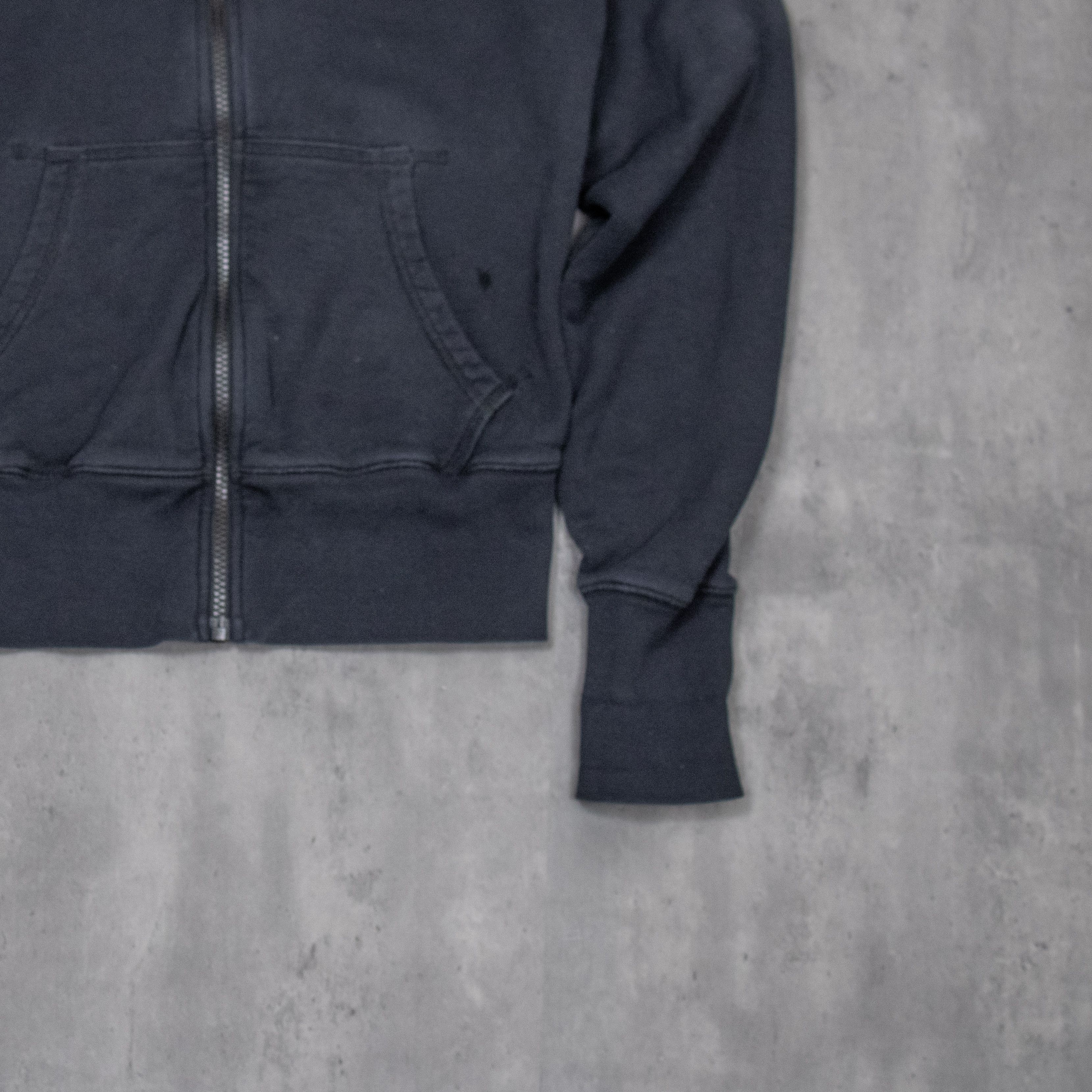Nike Y2K 2000's 00's Nike Grey Tag Black Big Logo Zip Up Hoodie Size US M / EU 48-50 / 2 - 3 Thumbnail