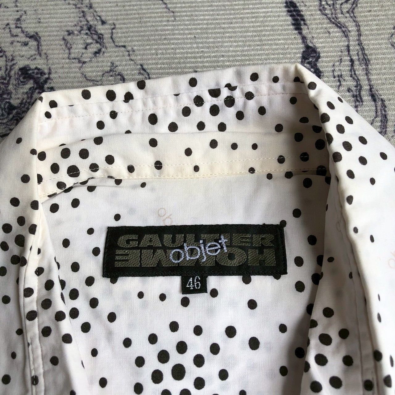 Jean Paul Gaultier Vintage Jean Paul Gaultier Dot Shirt Size US M / EU 48-50 / 2 - 6 Thumbnail