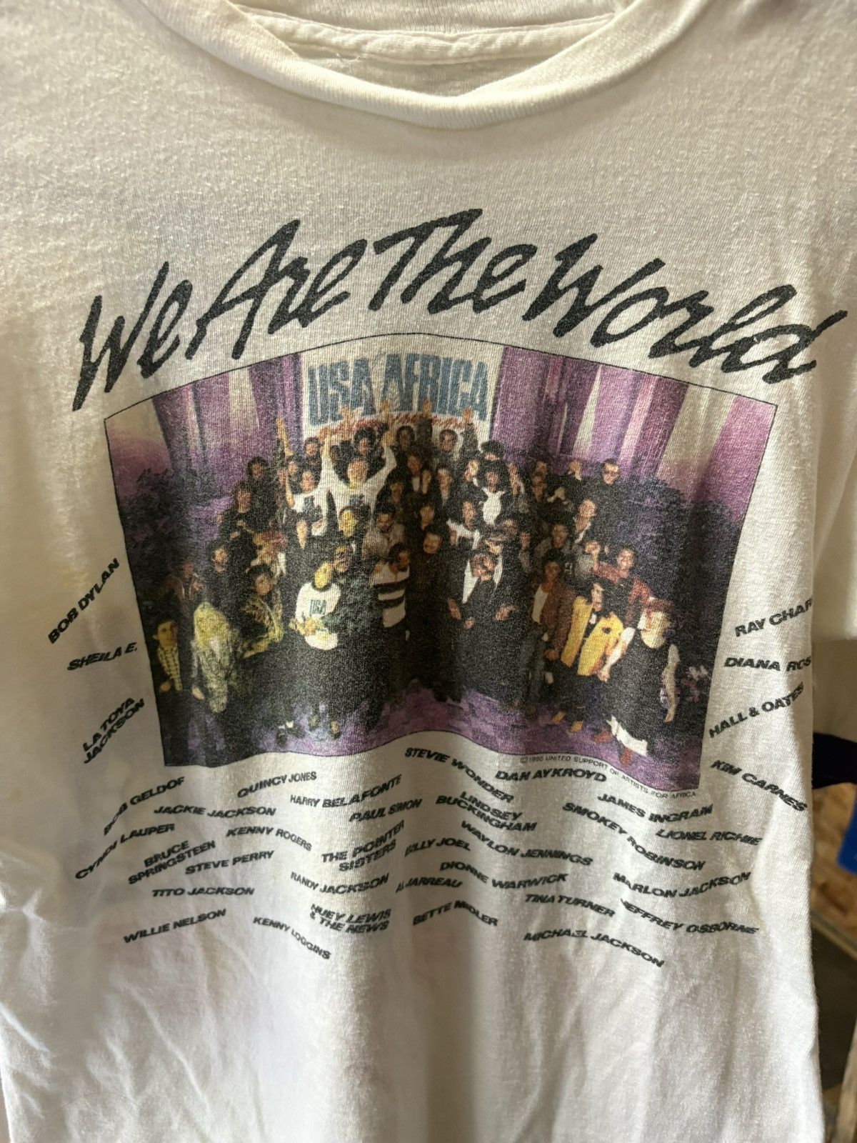 Band Tees 1985 We Are The World Artists T-Shirt Size US S / EU 44-46 / 1 - 4 Thumbnail