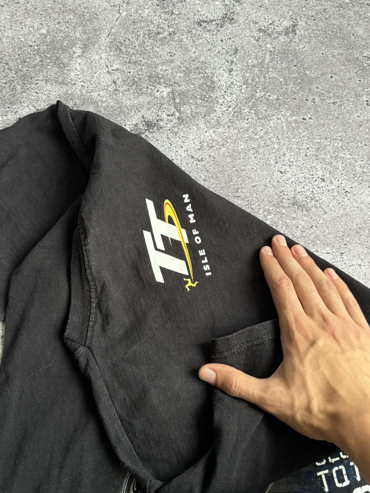 Vintage Vintage moto Racer TT closer to the edge black t-shirt Size US L / EU 52-54 / 3 - 8 Thumbnail