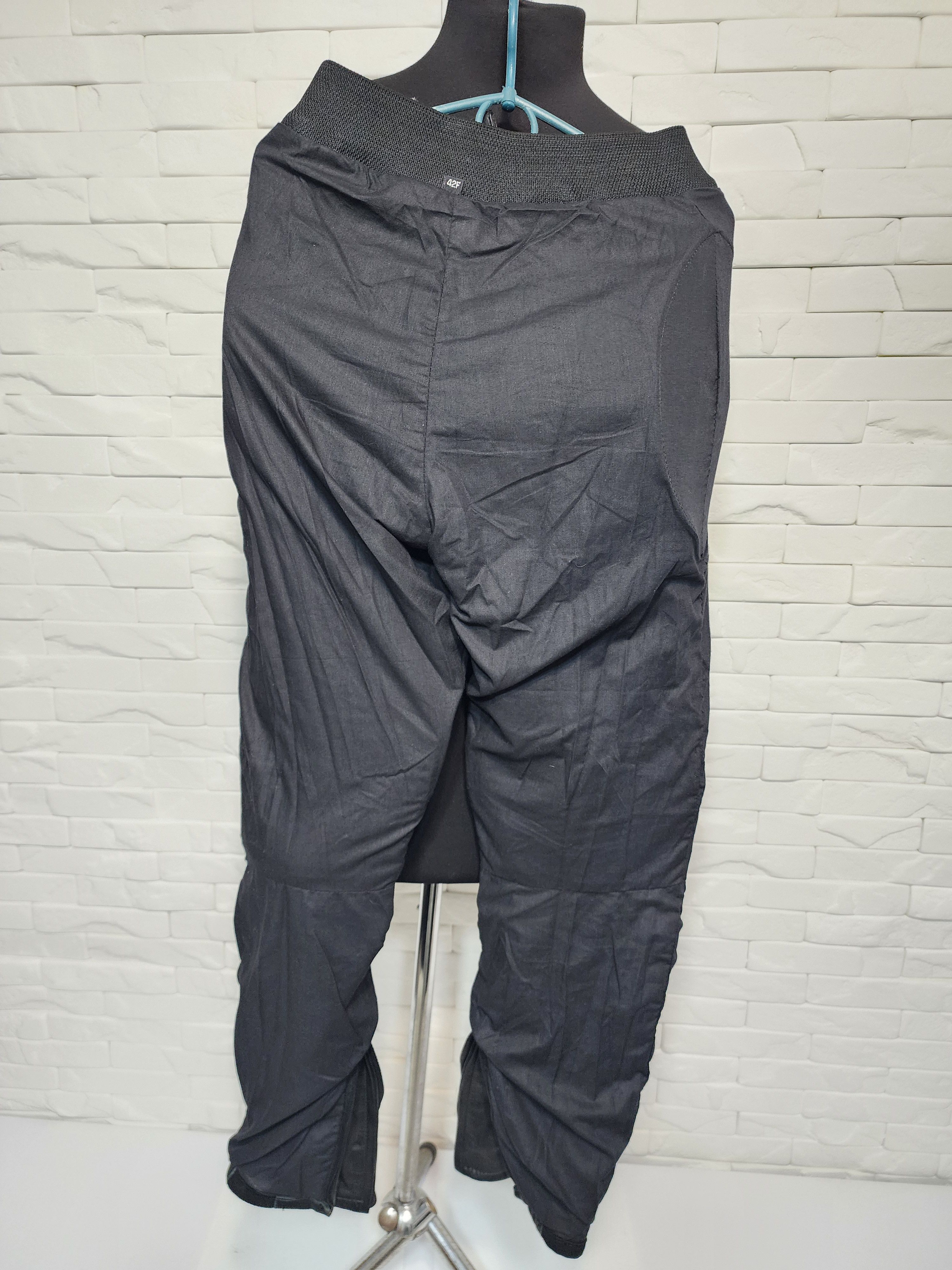 Genuine Leather Black Leather Biker Pants: Women's Ride Style Size 27" / US 4 / IT 40 - 10 Thumbnail