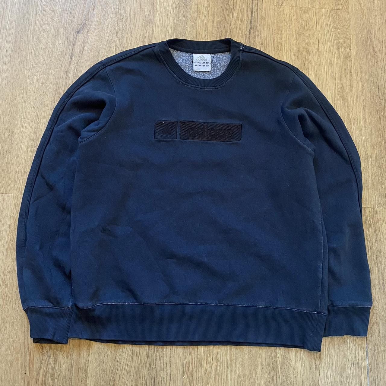 Adidas Black Vintage sweatshirt with embroidered logo Size US S / EU 44-46 / 1 - 1 Thumbnail