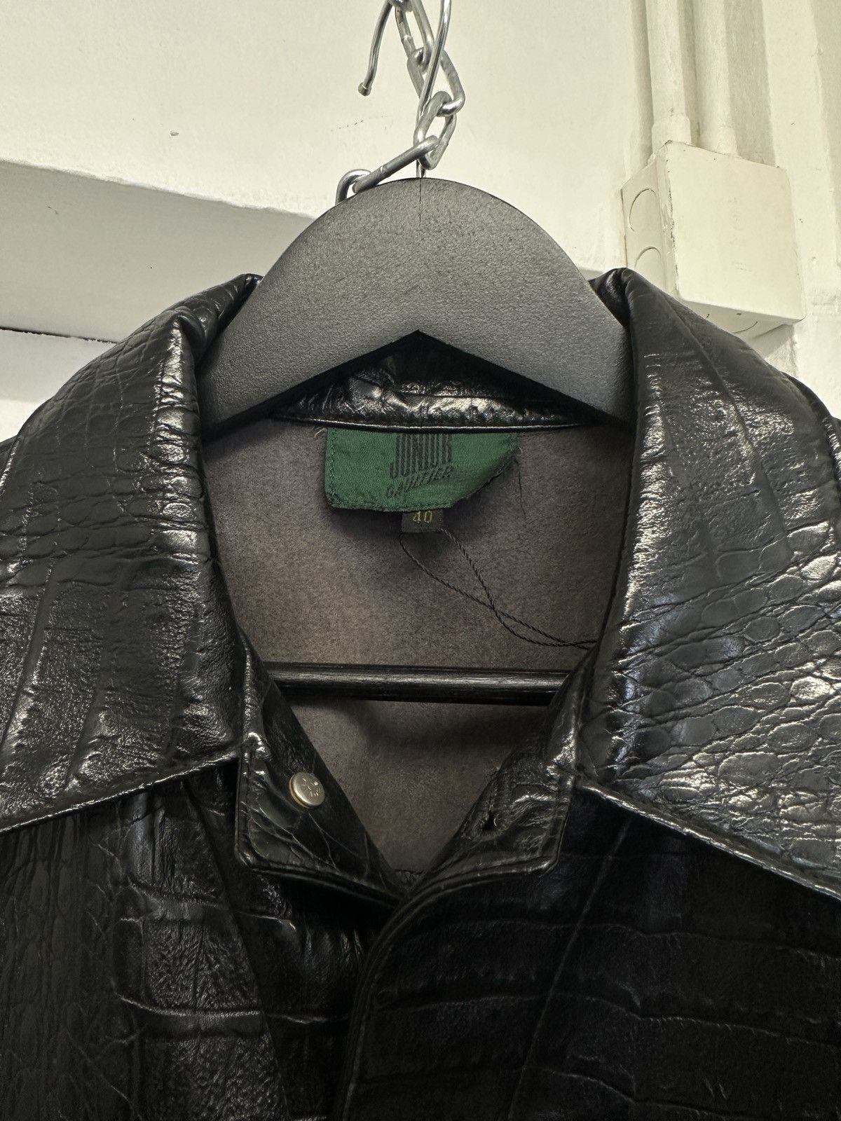 Jean Paul Gaultier Jean Paul Gaultier Cropped Leather Jacket Size S / US 4 / IT 40 - 7 Thumbnail