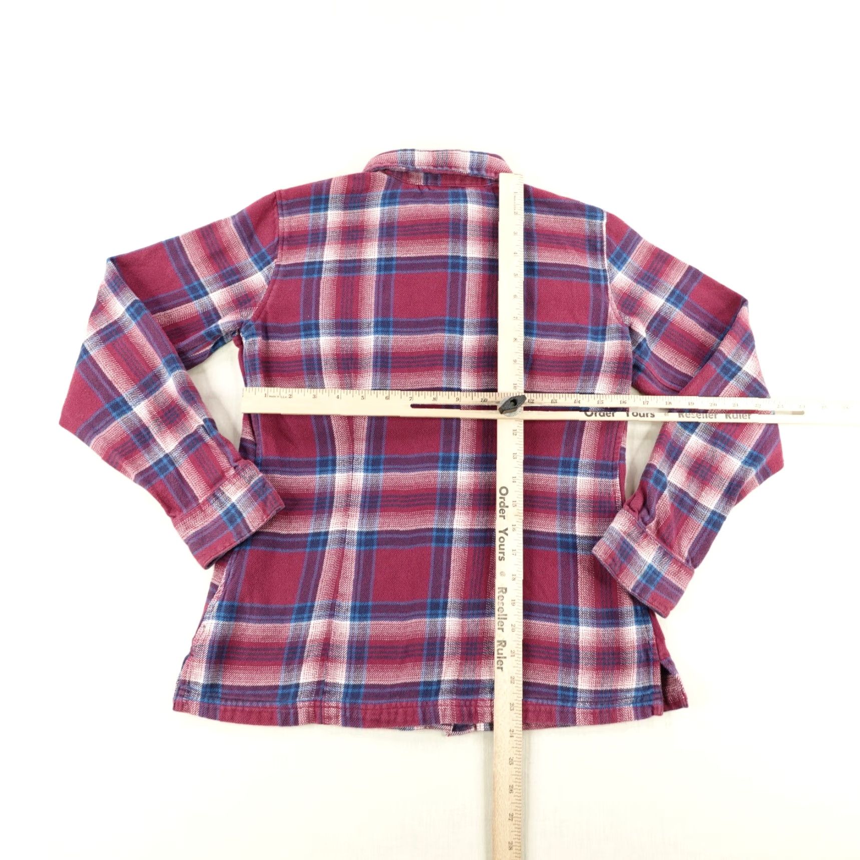 Patagonia Patagonia Shirt Womens 4 Red Plaid Flannel Button-Up Cotton Fjord Organic Button-Up Casual Womens 90s Outdoor Size S / US 4 / IT 40 - 4 Thumbnail