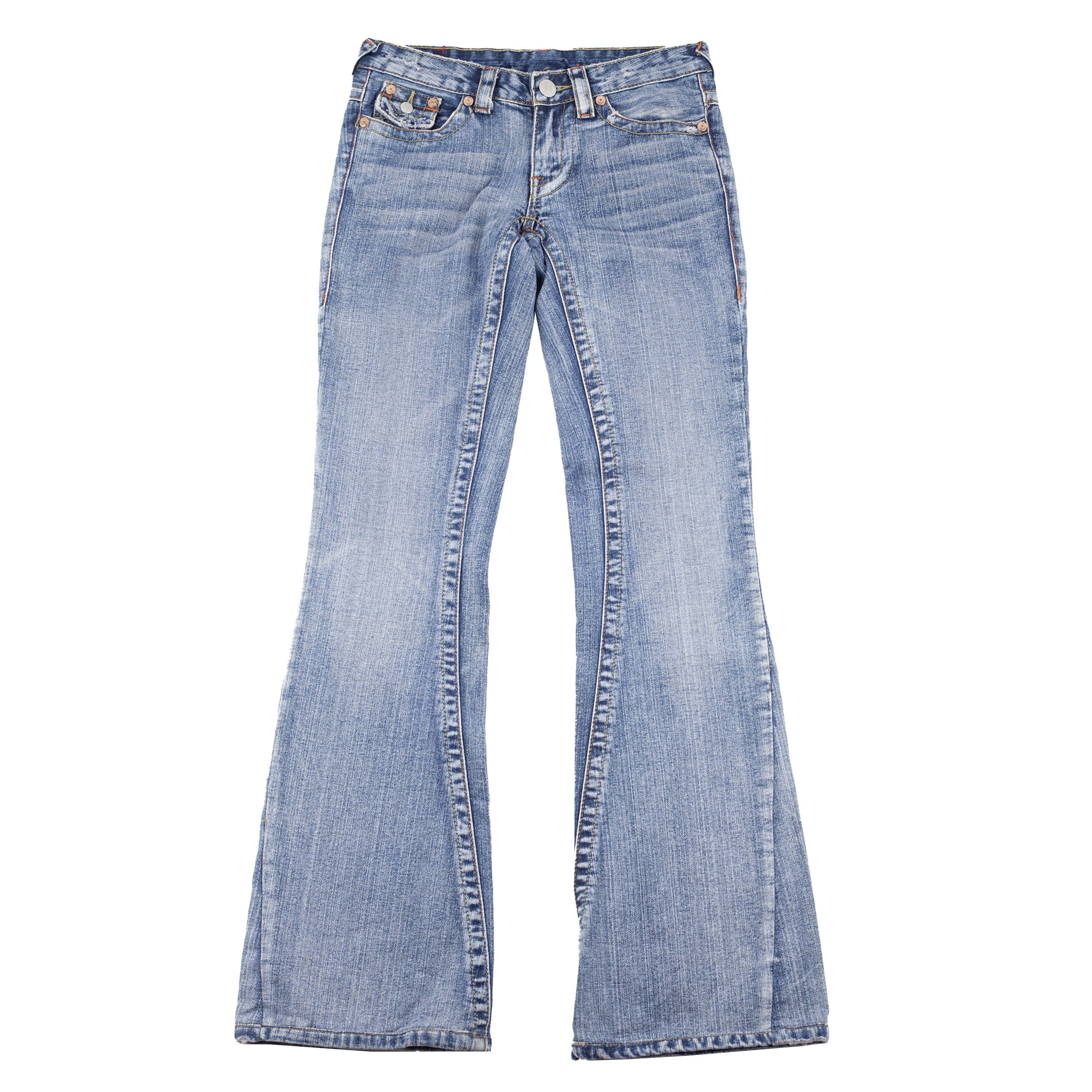 True Religion True Religion Vintage Patch Joey Bootcut Jeans (S) Size 27" / US 4 / IT 40 - 2 Thumbnail