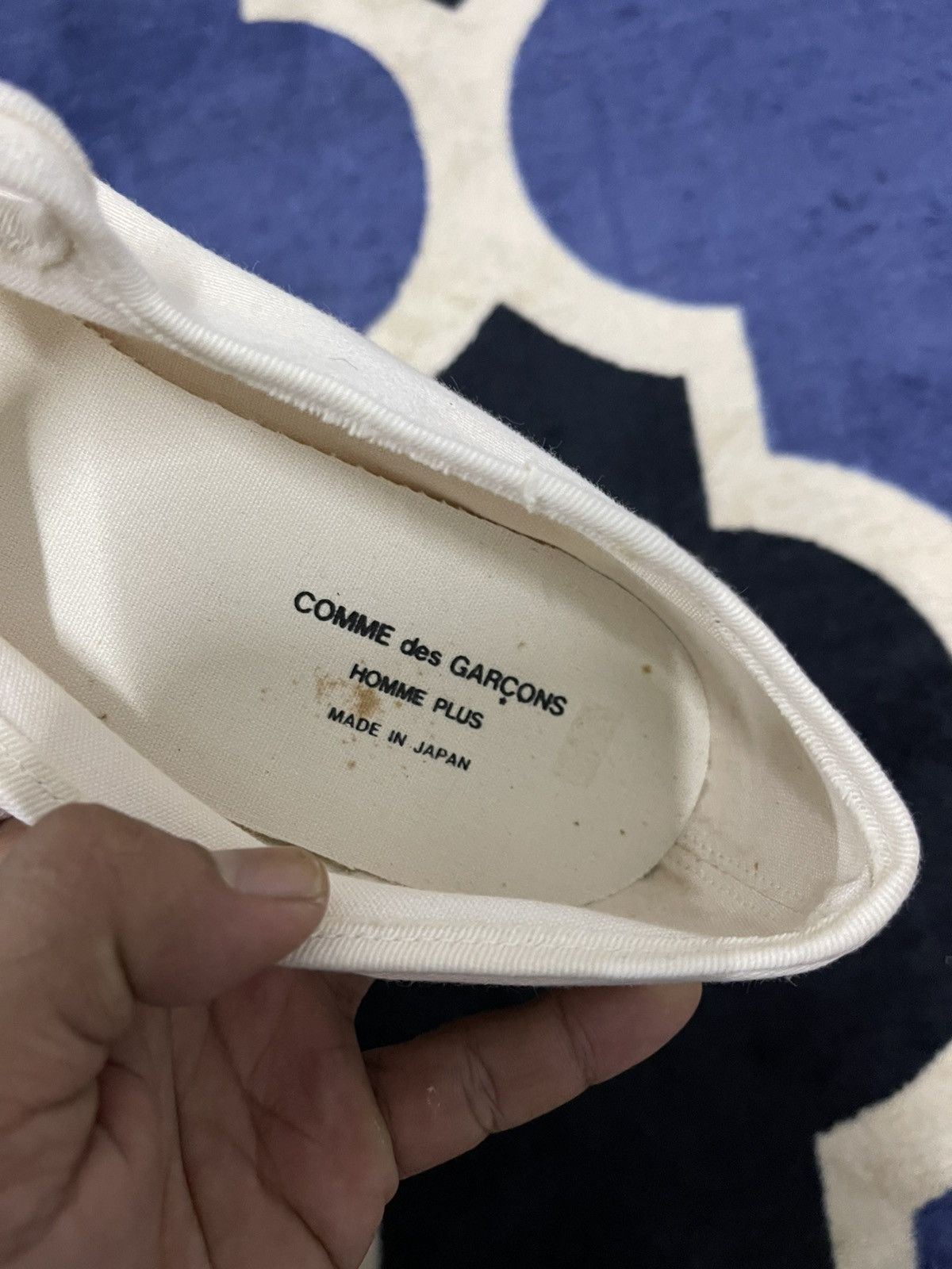 Comme des Garcons × Designer × Japanese Brand Mary Jane Ballet Flats COMME des GARÇONS HOMME PLUS Size US 10.5 / EU 43-44 - 11 Thumbnail
