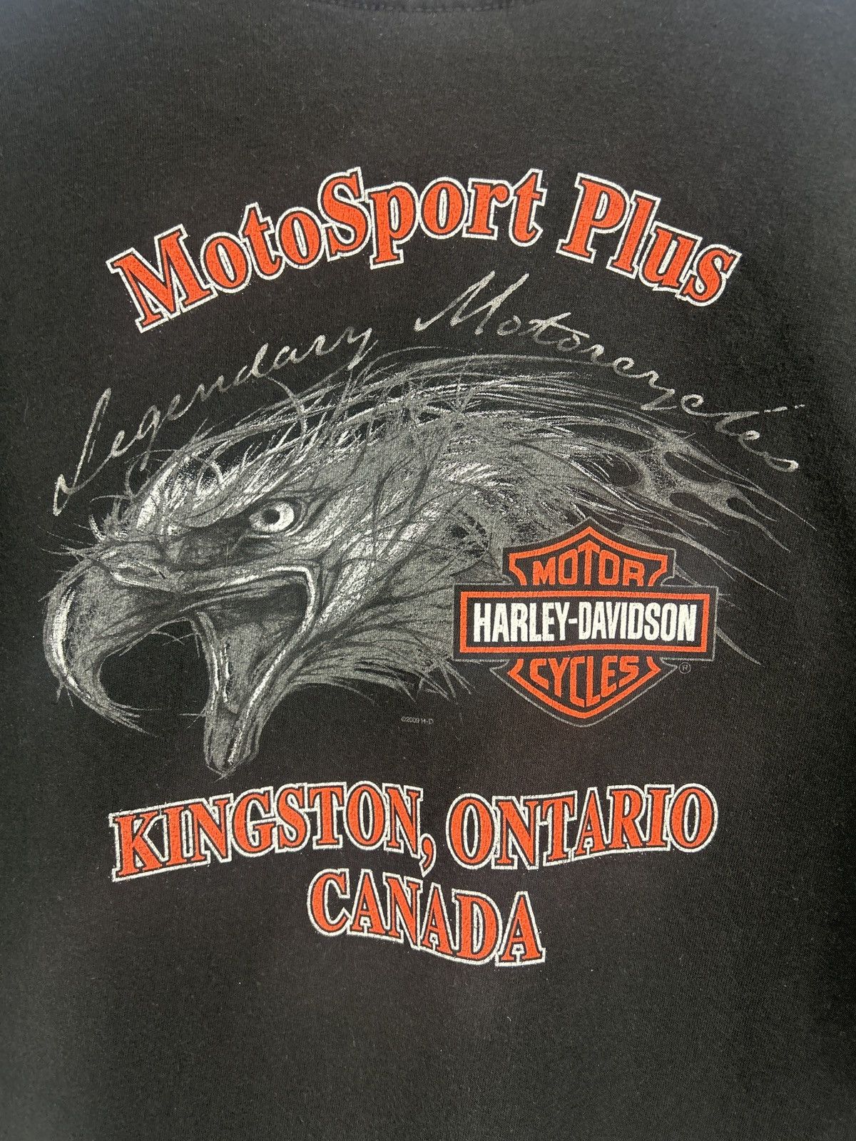 Harley Davidson Harley Davidson Legendary Motorcycles Eagle Tee Size US XL / EU 56 / 4 - 5 Thumbnail