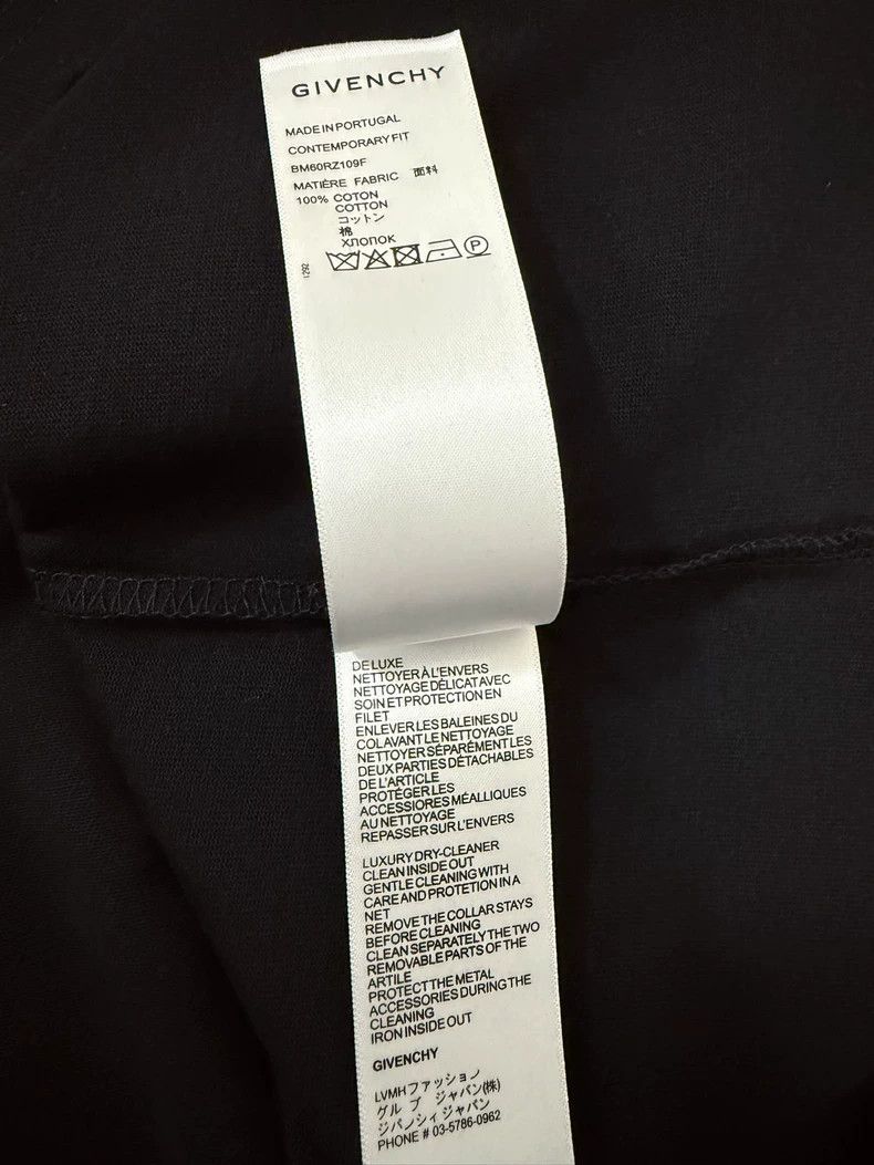 Givenchy Givenchy Black T-Shirt Size US M / EU 48-50 / 2 - 7 Thumbnail