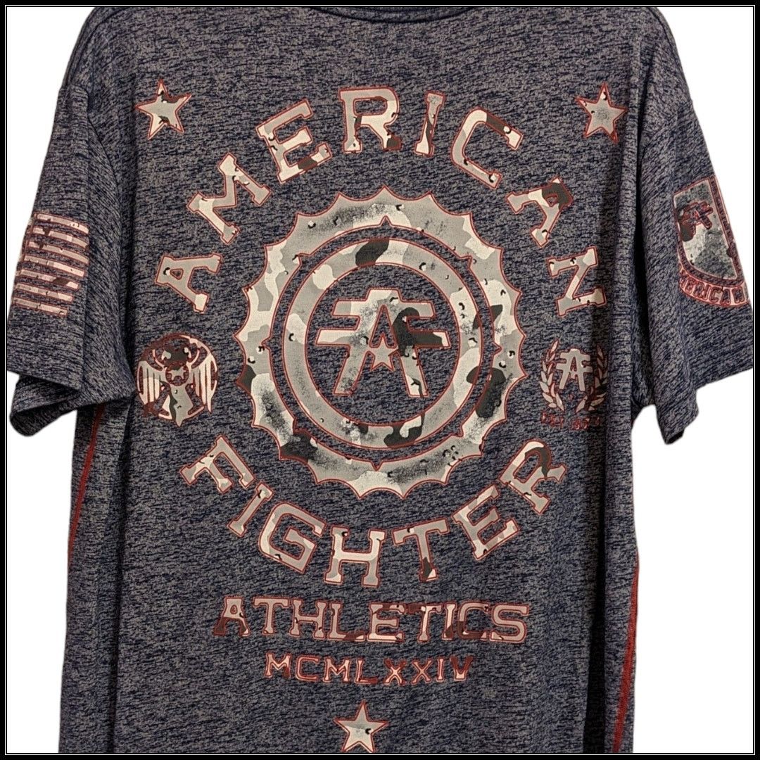 Affliction American Fighter Athletics T-Shirt Sleeve Hits Men's XL Size US XL / EU 56 / 4 - 4 Thumbnail