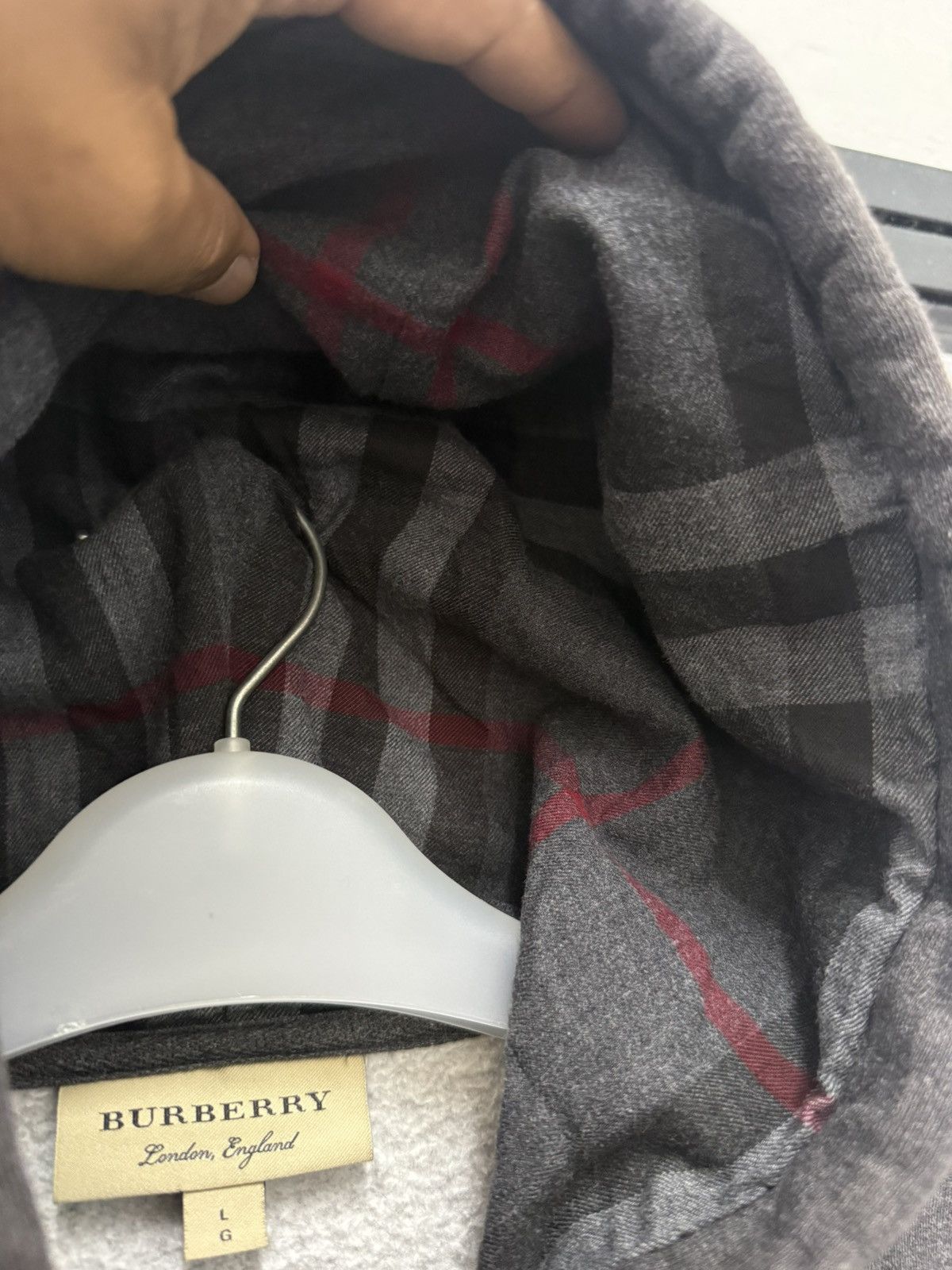 Burberry 🔥 BURBERRY London England Luxury Sweat zipper Hoodie -L Size US L / EU 52-54 / 3 - 9 Thumbnail