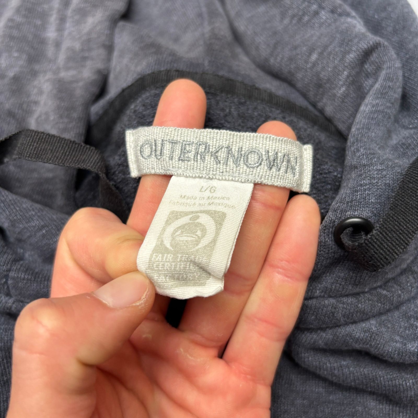 Outerknown Outerknown It's Not OK Full Zip Hoodie Mens Large Hemp Blend Size US L / EU 52-54 / 3 - 5 Thumbnail