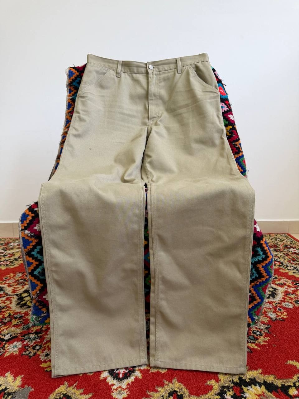 Carhartt Vintage 90s Carhartt Single Knee Work Pants Carpenter Jeans Size US 34 / EU 50 - 4 Thumbnail