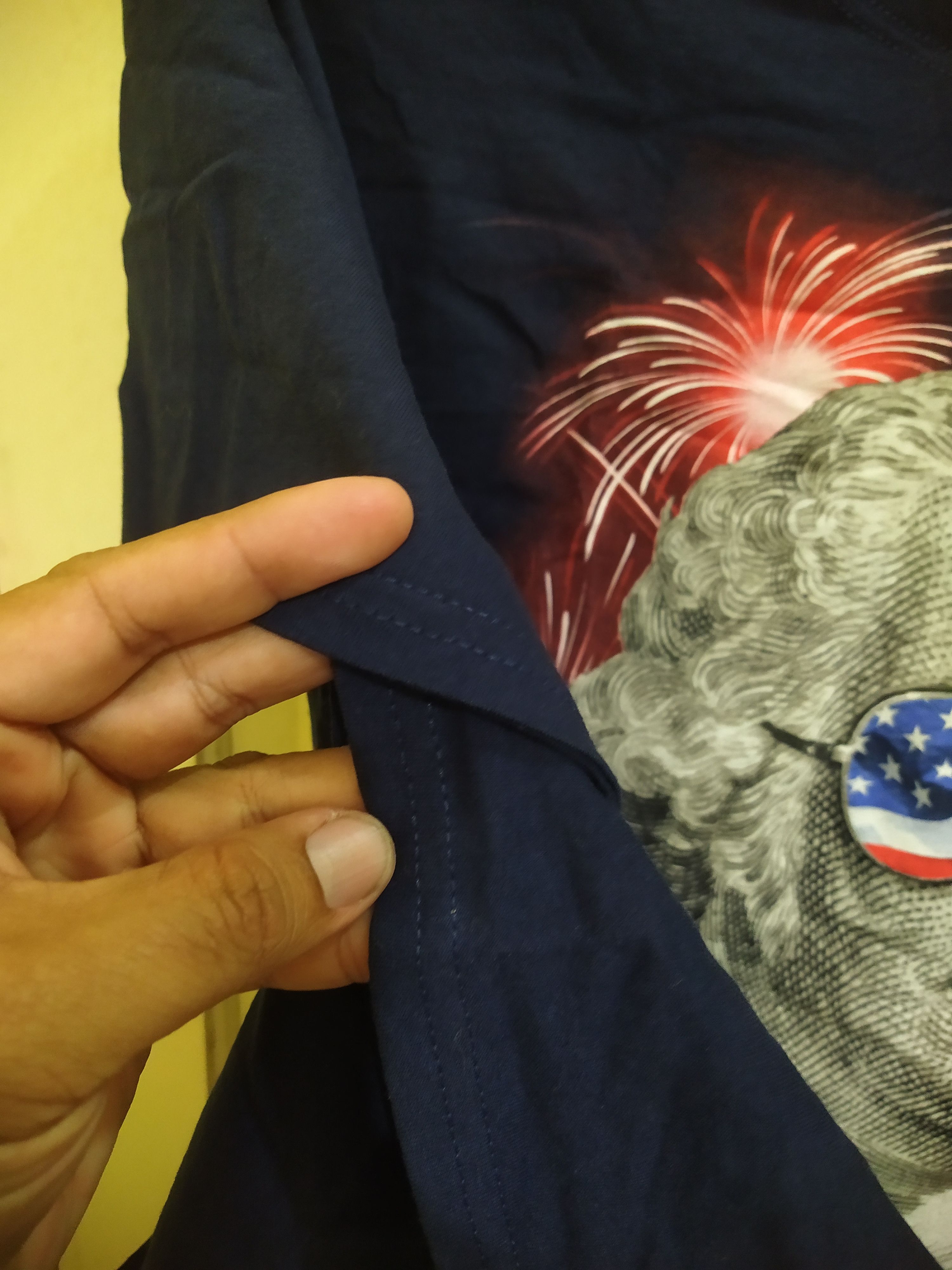 Fruit Of The Loom Fruit of the Loom George Washington Hot Dog Tee Size US XL / EU 56 / 4 - 4 Thumbnail