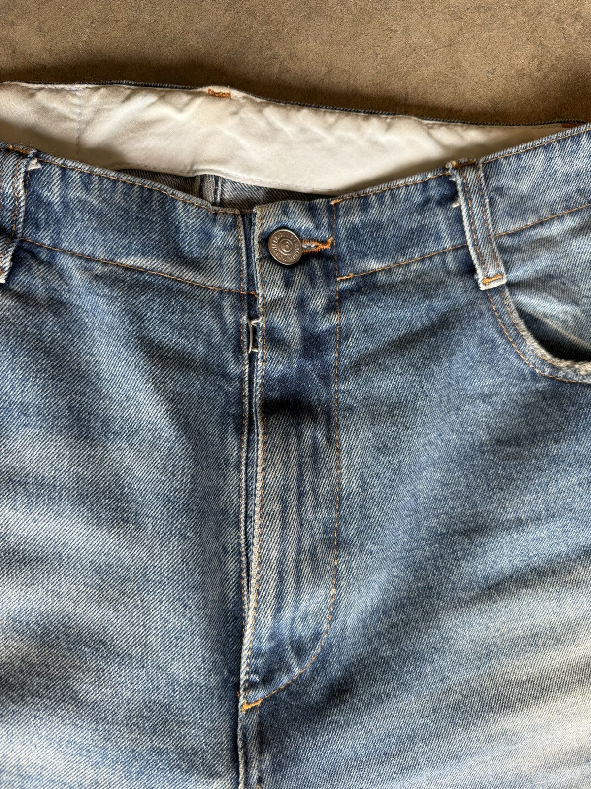 Maison Margiela MM6 Distressed Baggy Jeans
