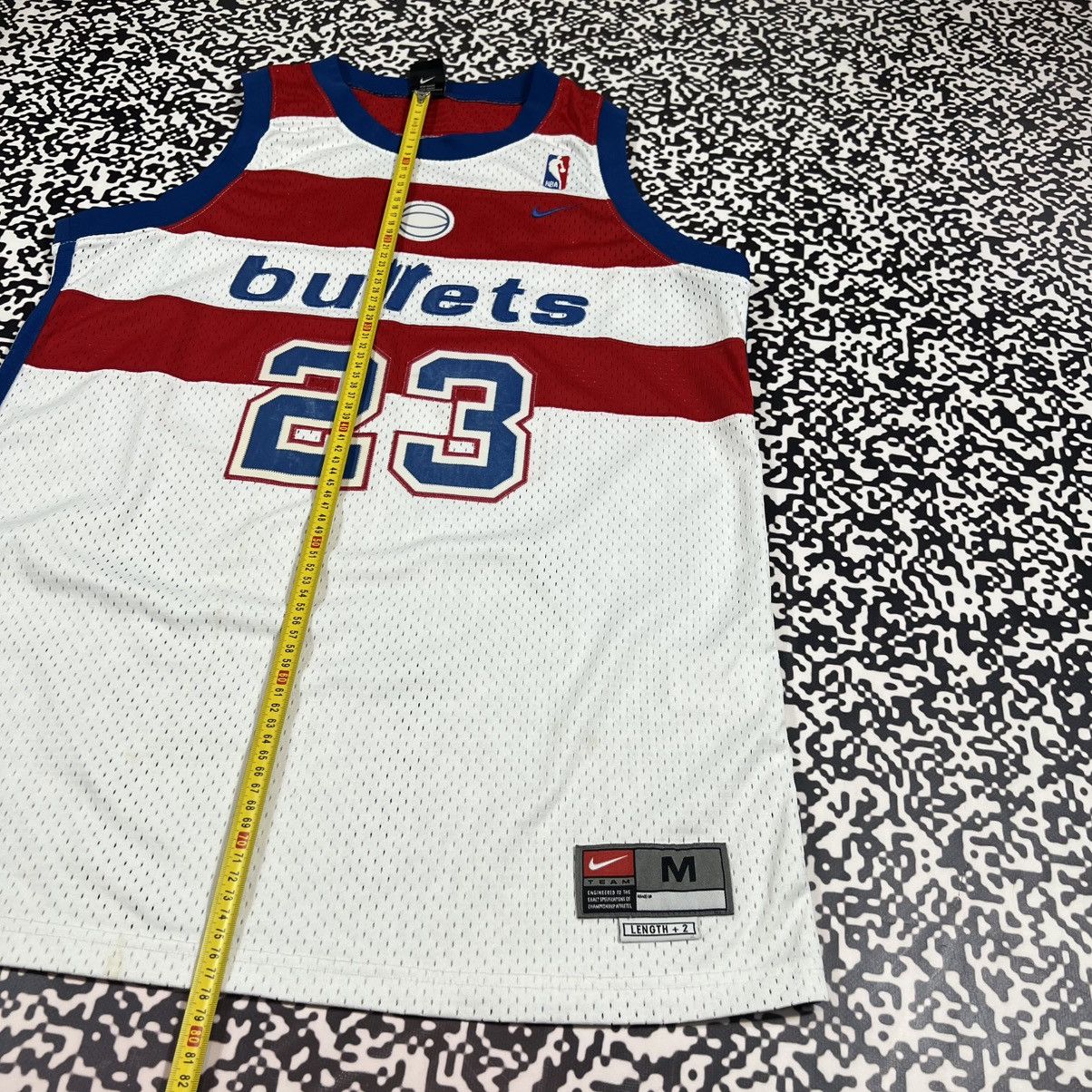Nike Vintage 90s Nike 23 Jordan Washington Bullets NBA Jersey Size US M / EU 48-50 / 2 - 20 Thumbnail