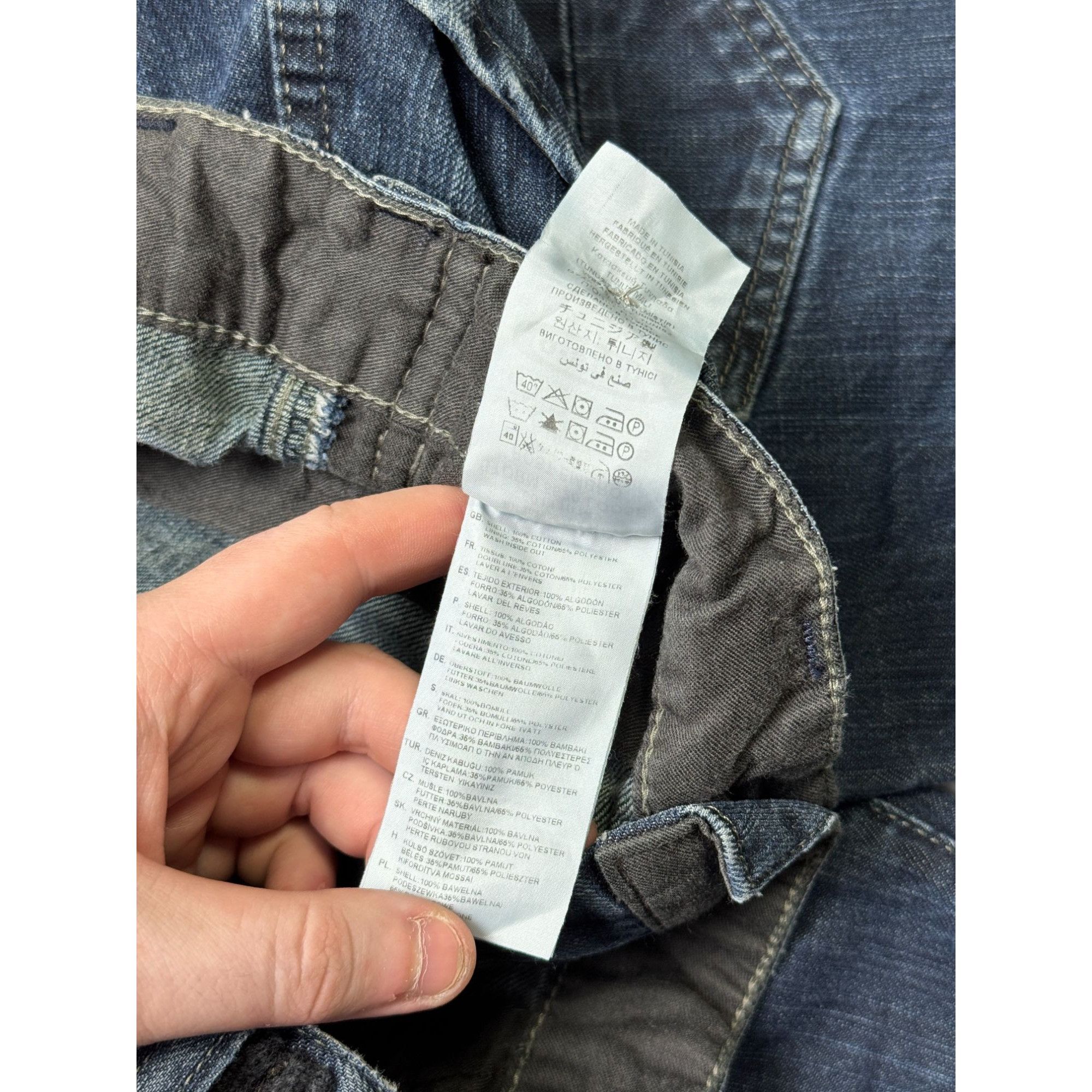 G-Star G-Star RAW Loose Fit Denim Rap Cargo Pants (Y1159) Size US 33 - 12 Thumbnail