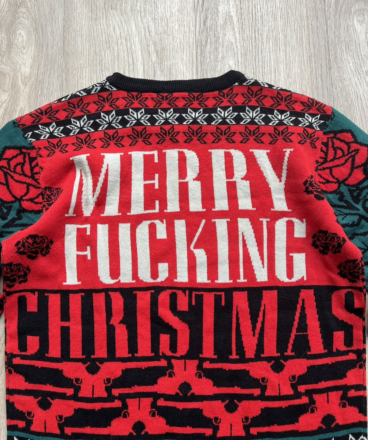 Guns N' Roses Guns N Roses 2018 Merry Fucking Christmas Knit Sweater Size US S / EU 44-46 / 1 - 8 Thumbnail
