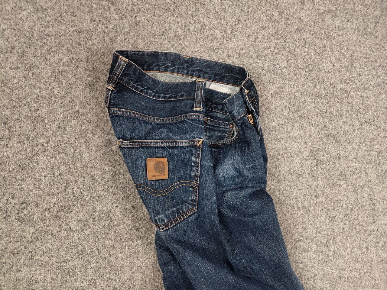 Carhartt Vintage 90's Carhartt Work Pronco Pocket Faded denim Jeans Size US 28 / EU 44 - 3 Thumbnail