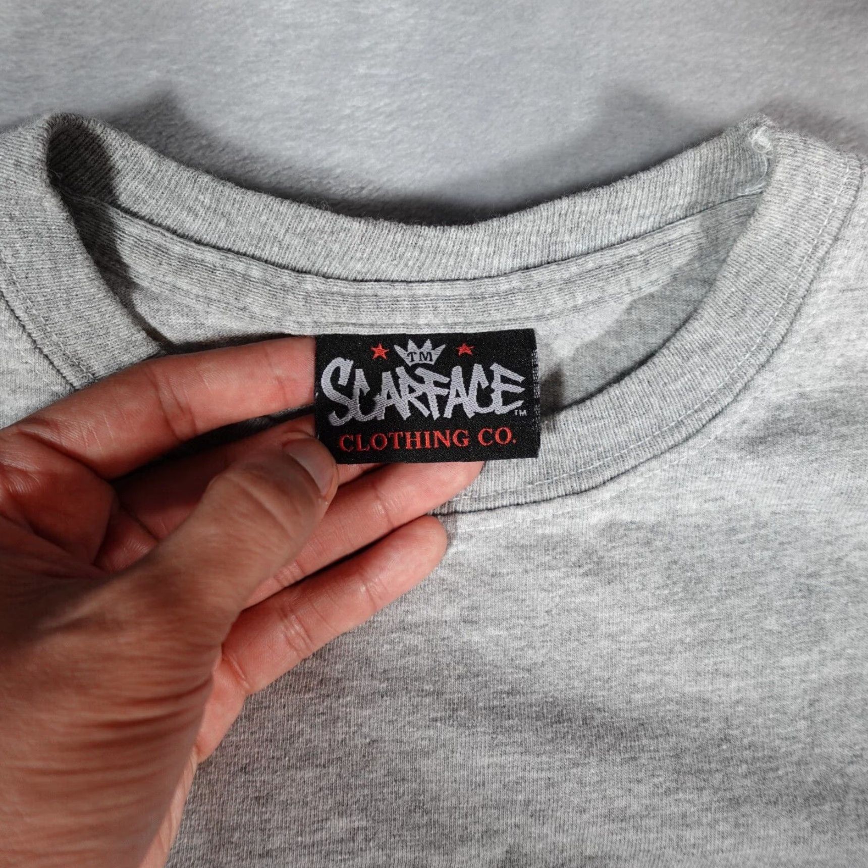 Vintage VINTAGE Scarface Movie T-Shirt Mens XL Tall Gray 2000s Graphic Print USA Made Size US XL / EU 56 / 4 - 5 Thumbnail