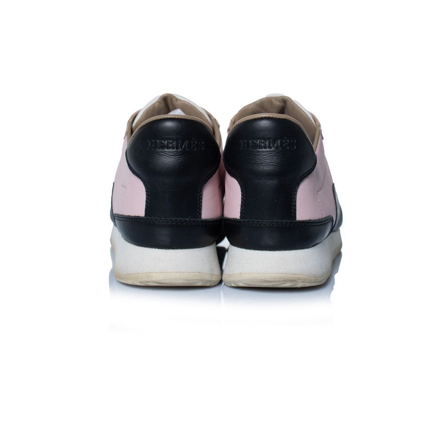 Hermes Hermes, Goal sneakers in black and pink Size US 9 / IT 39 - 3 Thumbnail