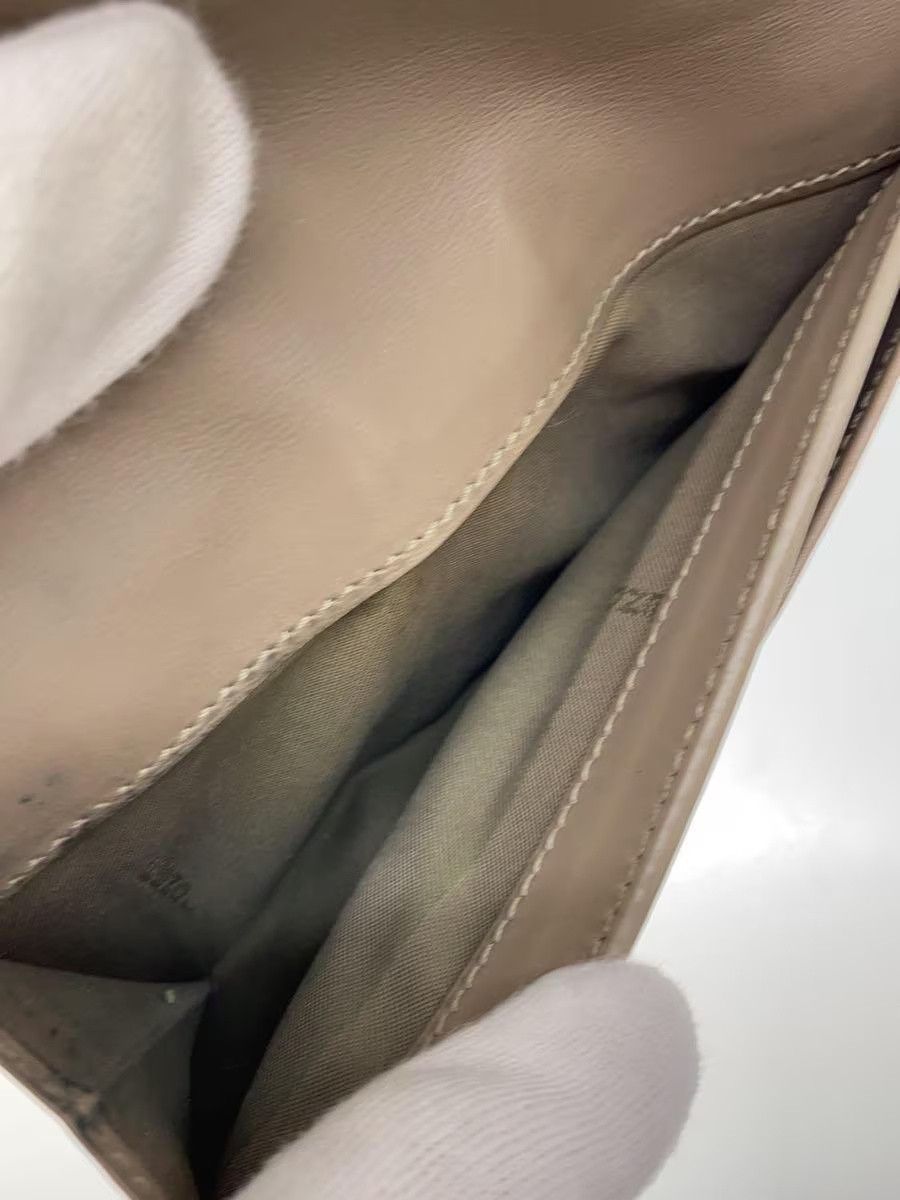 Fendi Fendi Leather Tri-Fold Wallet Beige Size ONE SIZE - 5 Thumbnail
