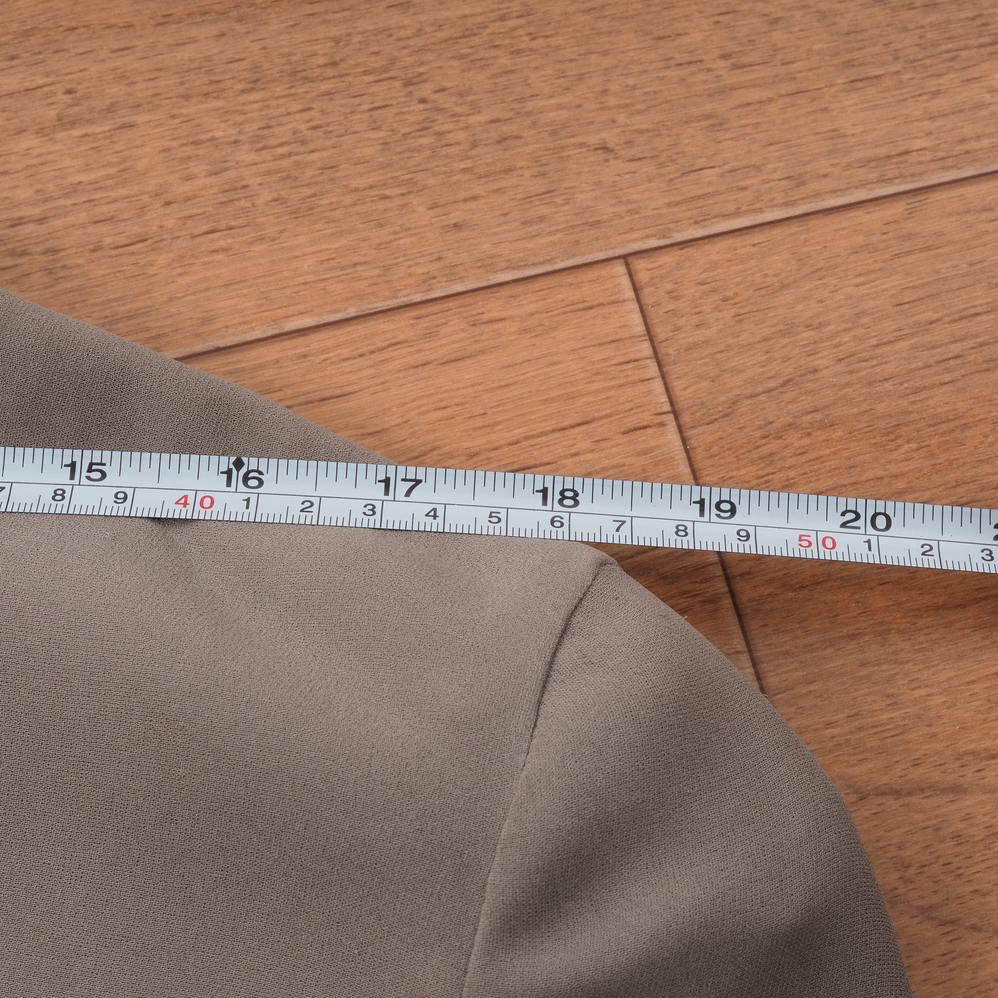 Armani × Giorgio Armani × Vintage Giorgio Armani 90s Vintage Beige Silk Blazer Jacket Size L / US 10 / IT 46 - 8 Thumbnail