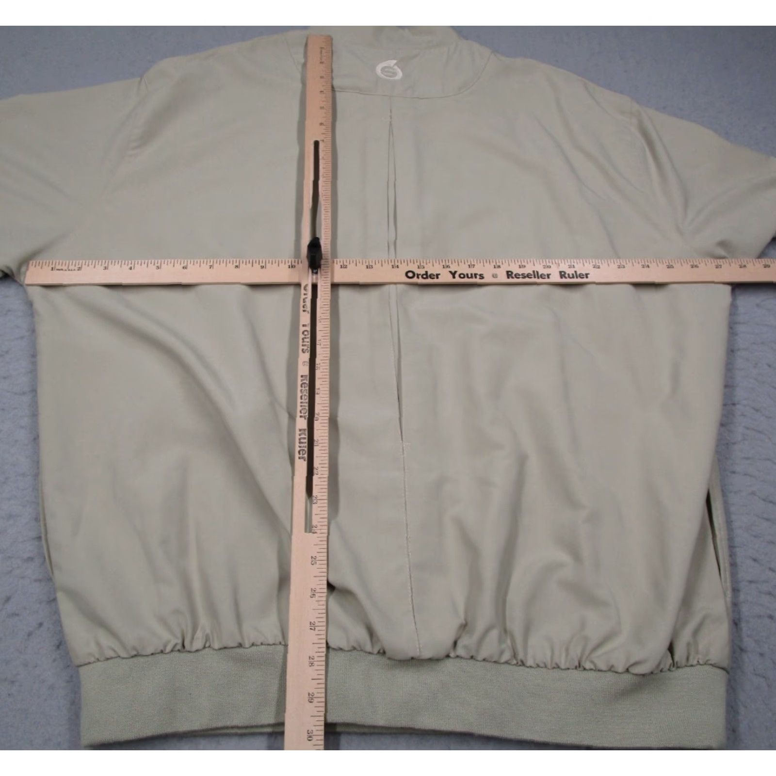 Vintage Sunderland of Scotland Jacket Mens XL Beige Short Sleeve Snap Front Wood Land Hills Golf Size US 36 / EU 52 - 7 Thumbnail