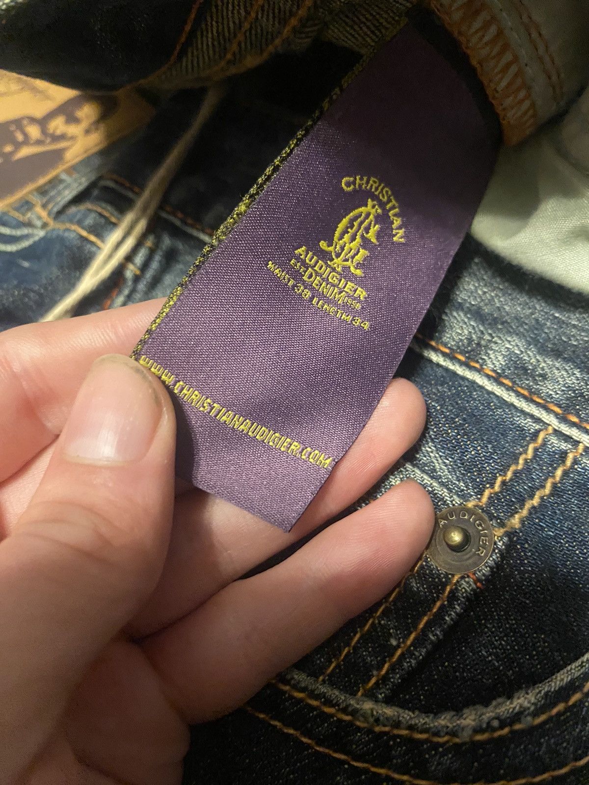 Christian Audigier Rare Christian Audigier snake jeans Size US 36 / EU 52 - 12 Thumbnail