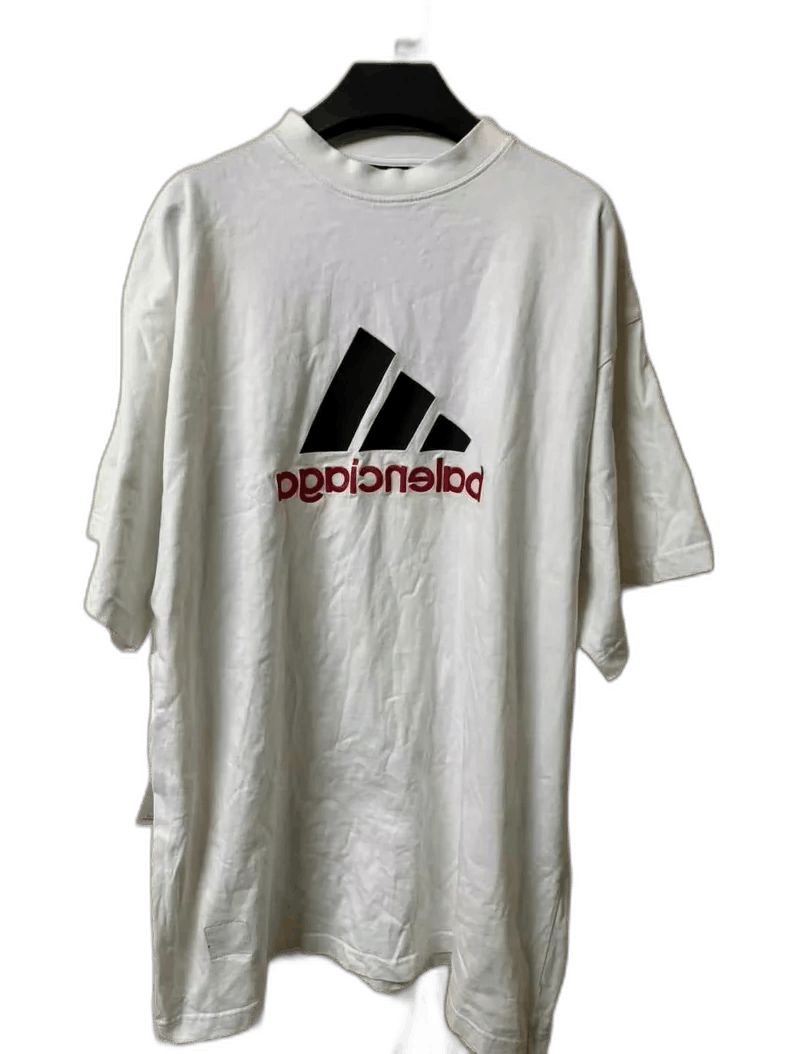 Balenciaga Balenciaga Adidas Short Sleeve T-Shirt Size US L / EU 52-54 / 3 - 1 Thumbnail