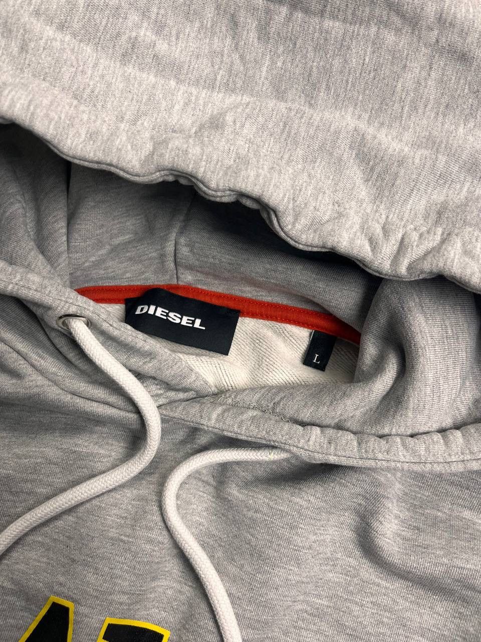 Diesel × Vintage VINTAGE DIESEL BRAVES BOXY HOODIE Y2K L Size US L / EU 52-54 / 3 - 4 Thumbnail