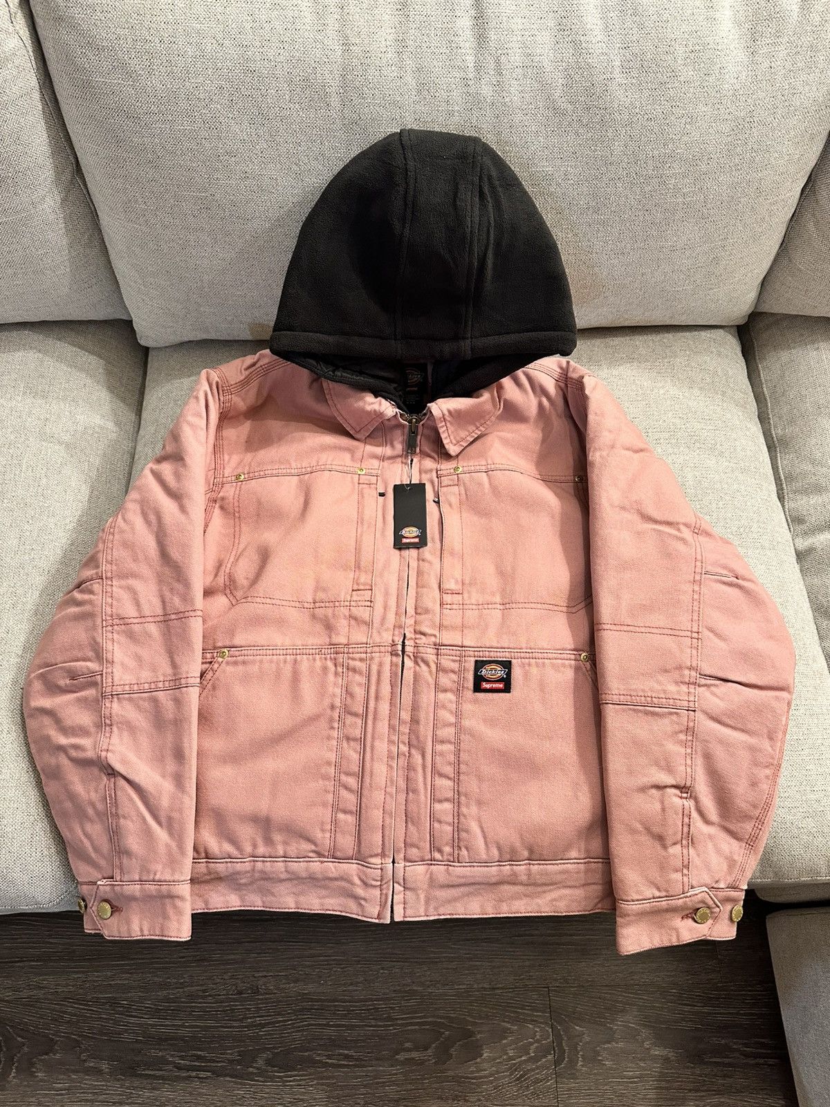 Supreme x Dickies Work Jacket Dusty Pink Supreme x Dickies Work Jacket