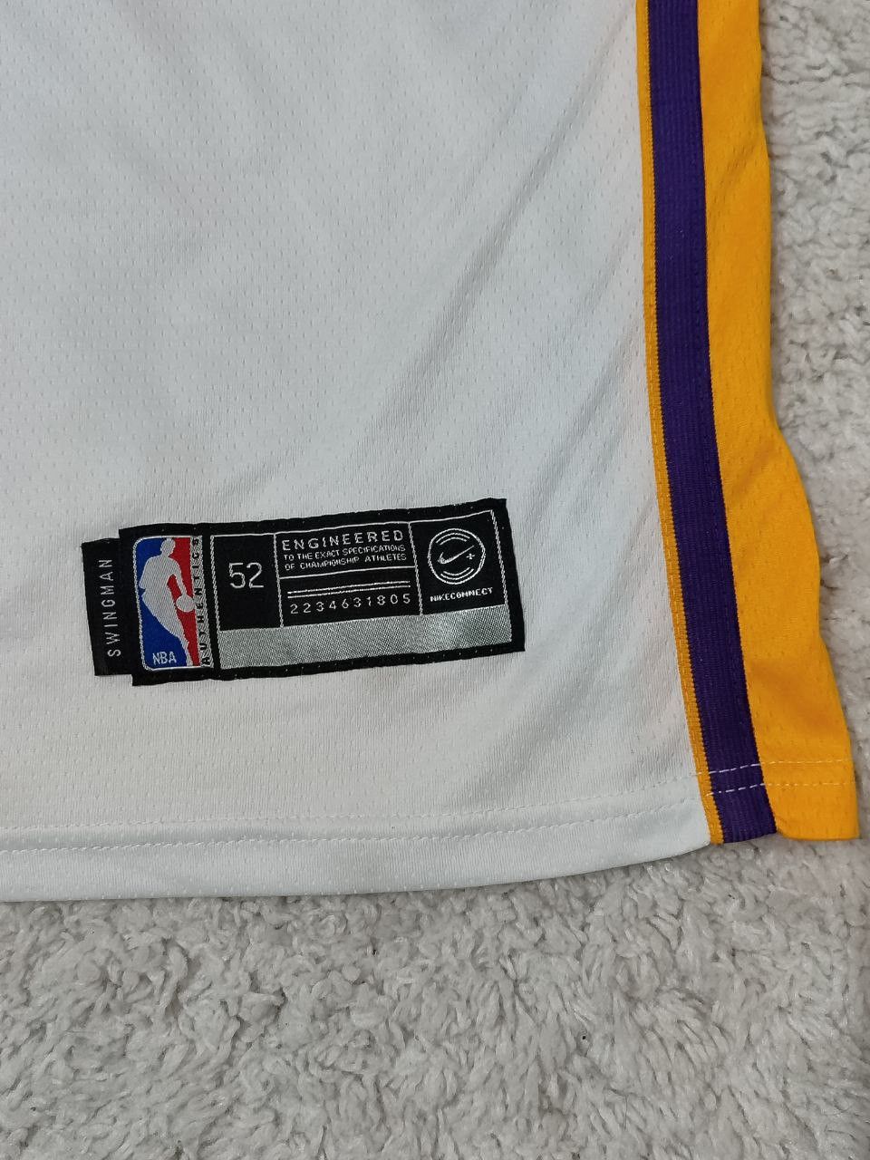 NBA × Nike × Vintage 🏀Vintage Nike Lakers Jersey James #23 Size US XL / EU 56 / 4 - 3 Thumbnail