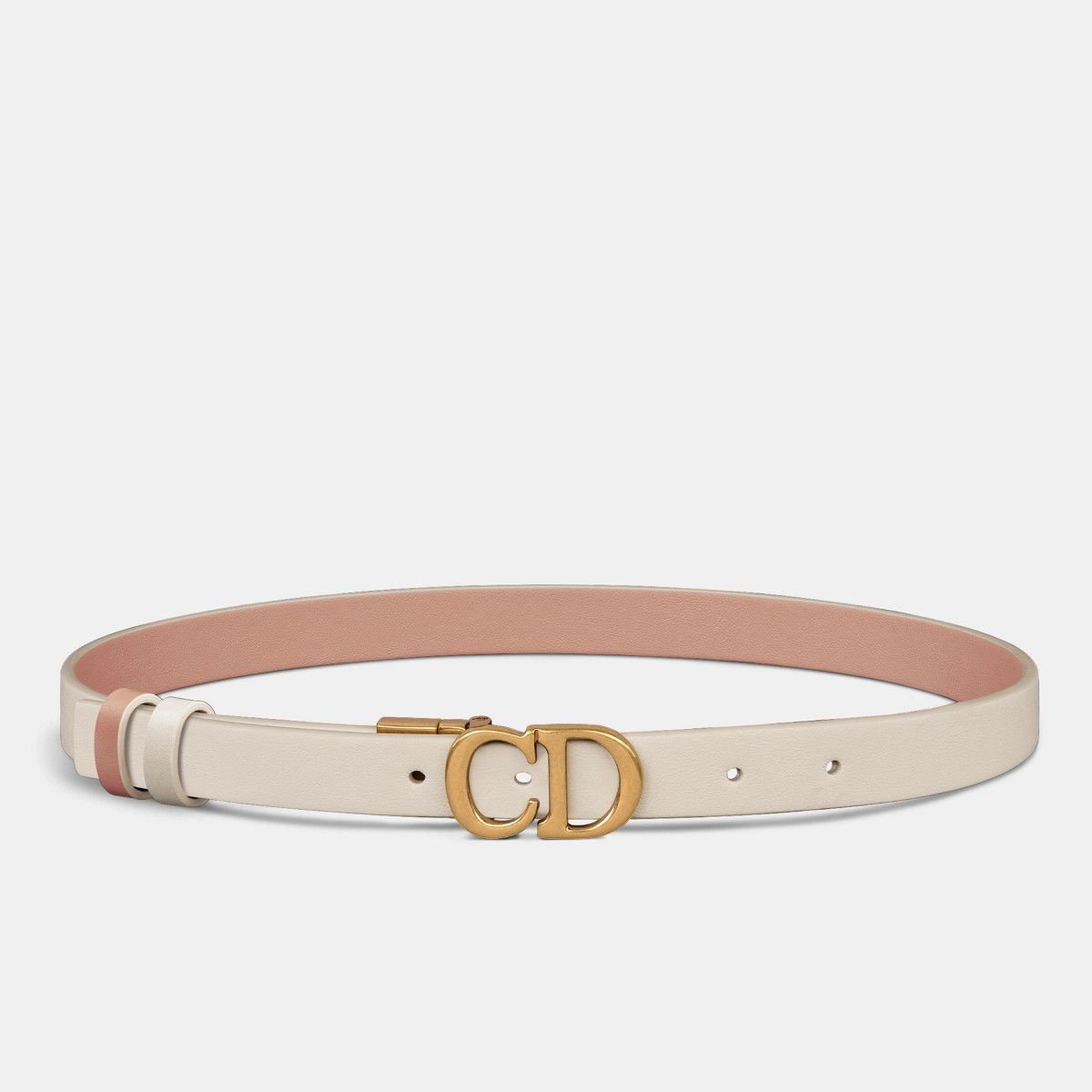 Dior o1bcso1str0126 Size:OS/Reversible Saddle Belt in White Beige Size ONE SIZE - 2 Thumbnail