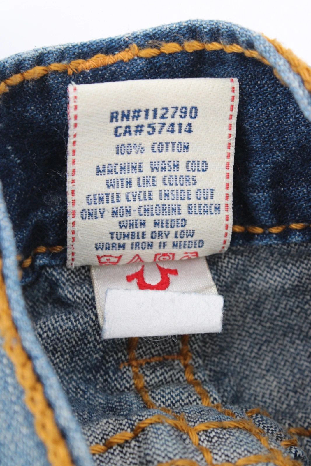 True Religion Loose Jeans Sematary Baggy Drip Budda Drain truey Size US 32 / EU 48 - 10 Thumbnail